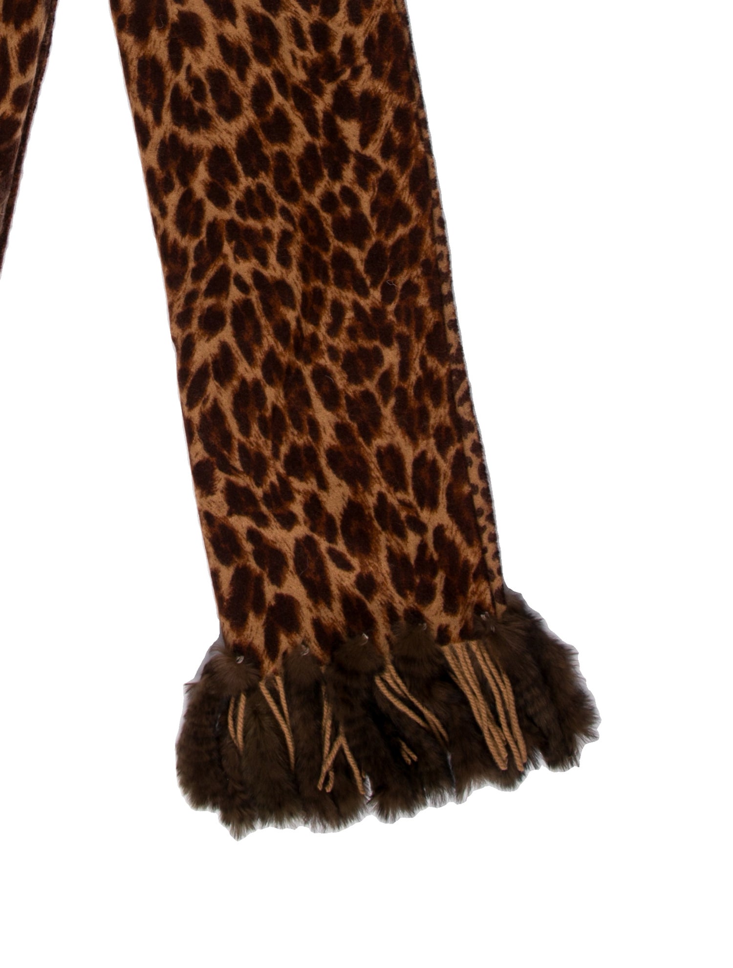La Fiorentina Wool Animal Print Scarf
