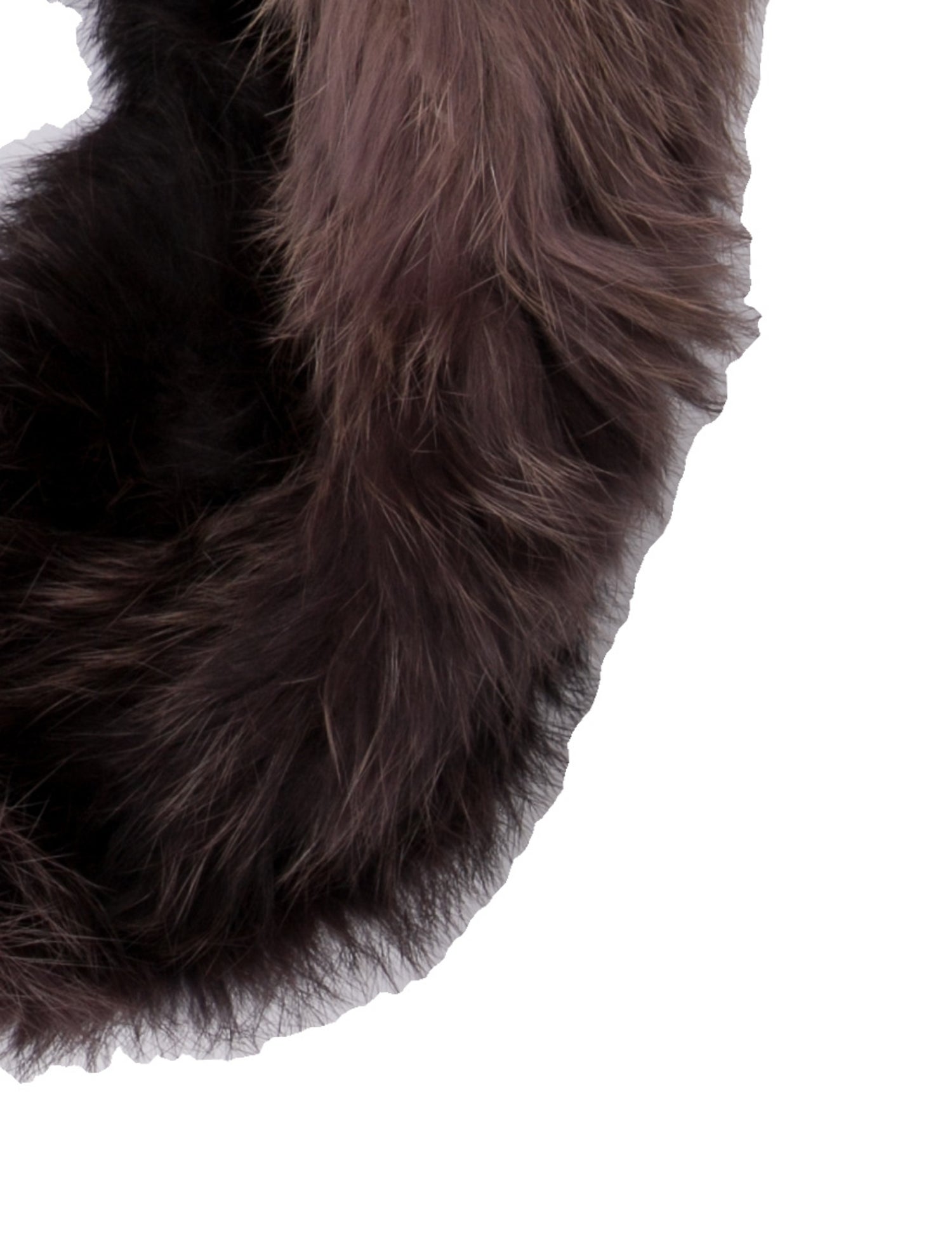 La Fiorentina Fur Scarf w/ Tags