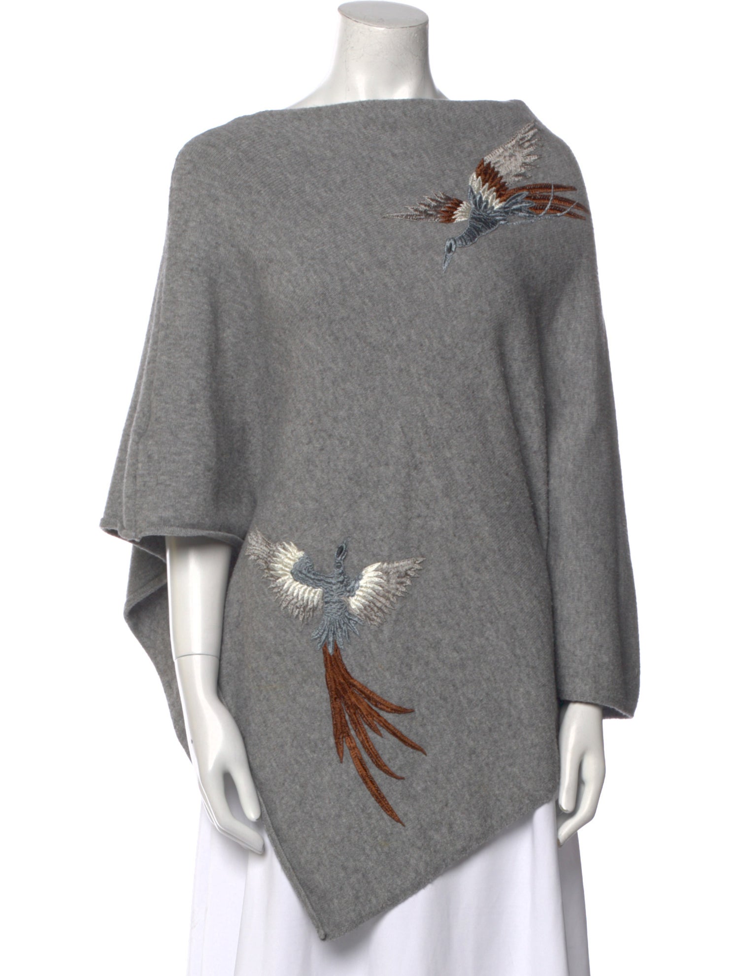 La Fiorentina Graphic Print Bateau Neckline Sweater