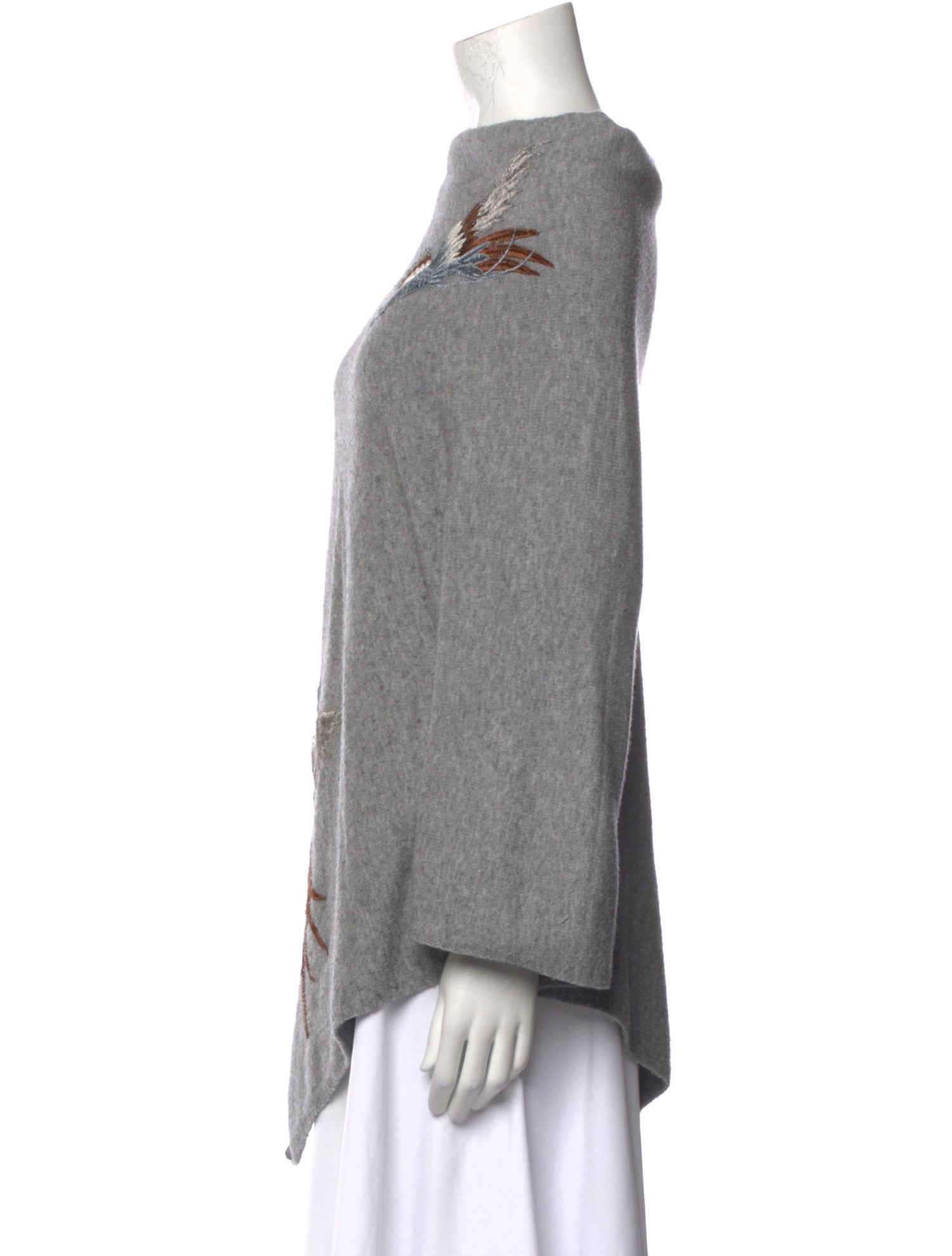 La Fiorentina Graphic Print Bateau Neckline Sweater