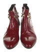 Fabio Rusconi Patent Leather Studded Accents Boots