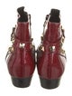 Fabio Rusconi Patent Leather Studded Accents Boots