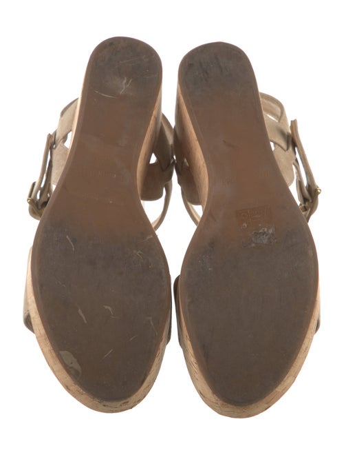 Fabio Rusconi Leather Colorblock Pattern Sandals