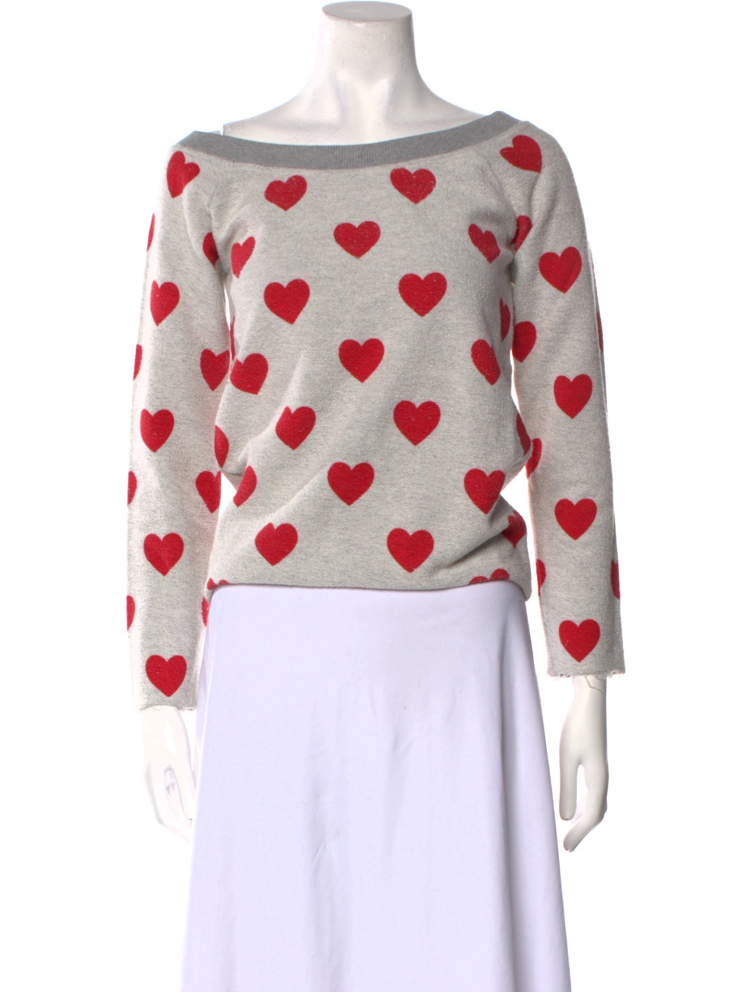 Fiorucci Printed Bateau Neckline Crop Top w/ Tags