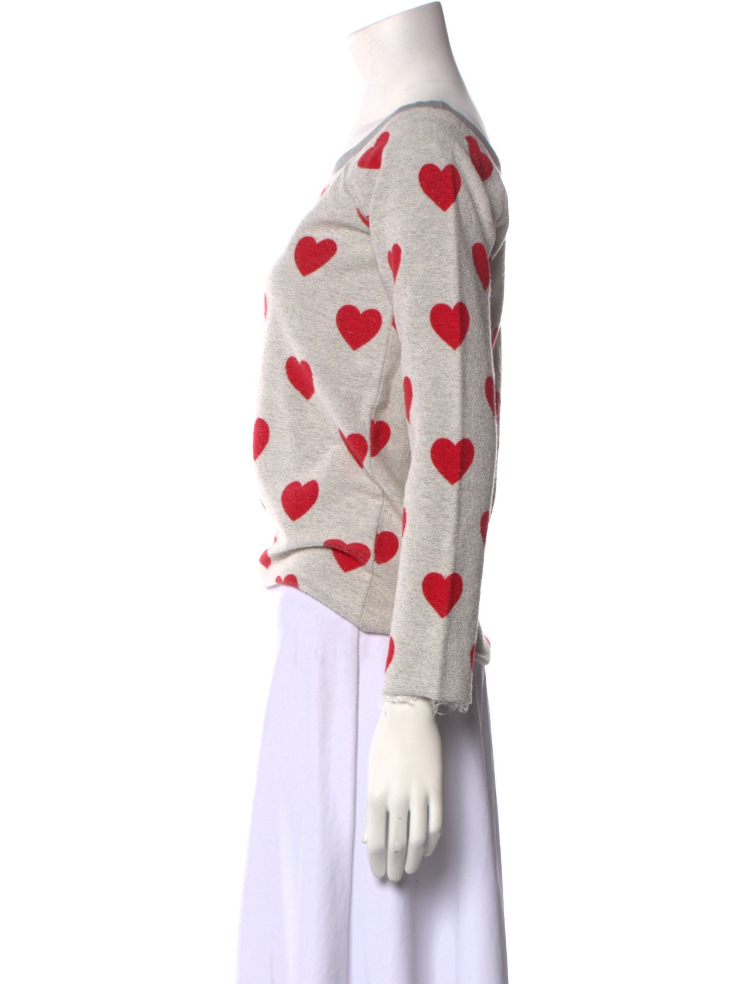 Fiorucci Printed Bateau Neckline Crop Top w/ Tags