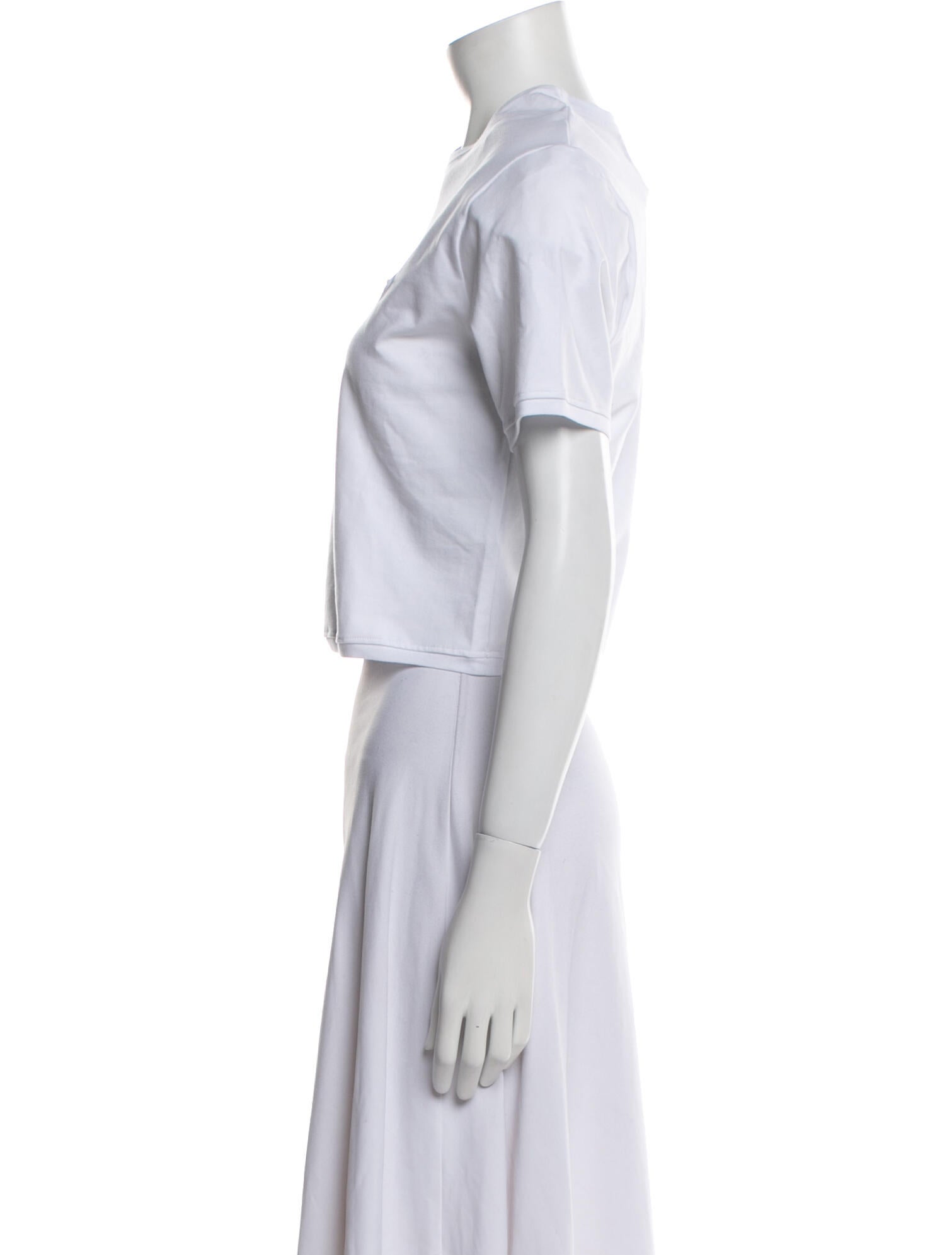 Fiorucci Crew Neck Short Sleeve Crop Top w/ Tags