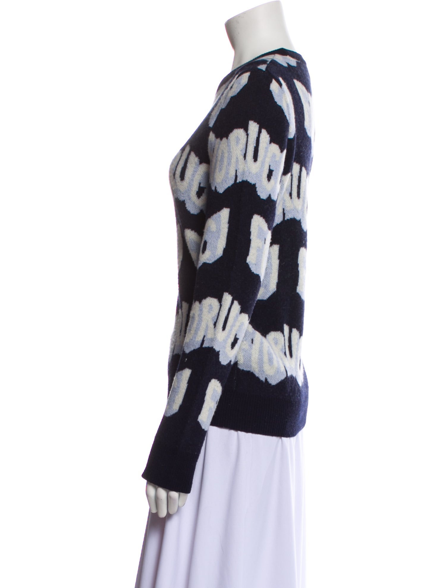 Fiorucci Cashmere Printed Sweater