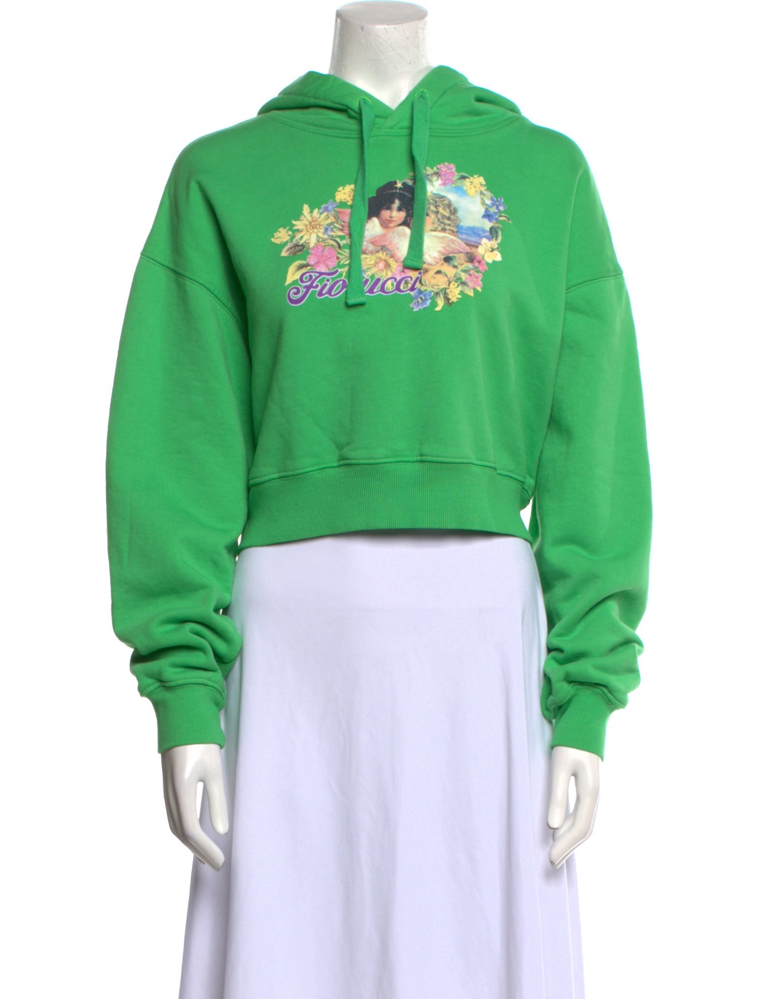 Fiorucci Graphic Print Crew Neck Sweatshirt