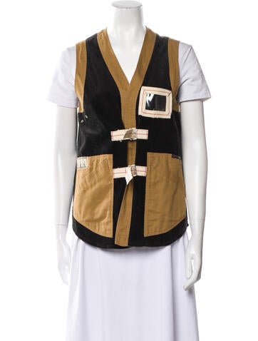 Fiorucci Jackets Vintage 1980's Vest L