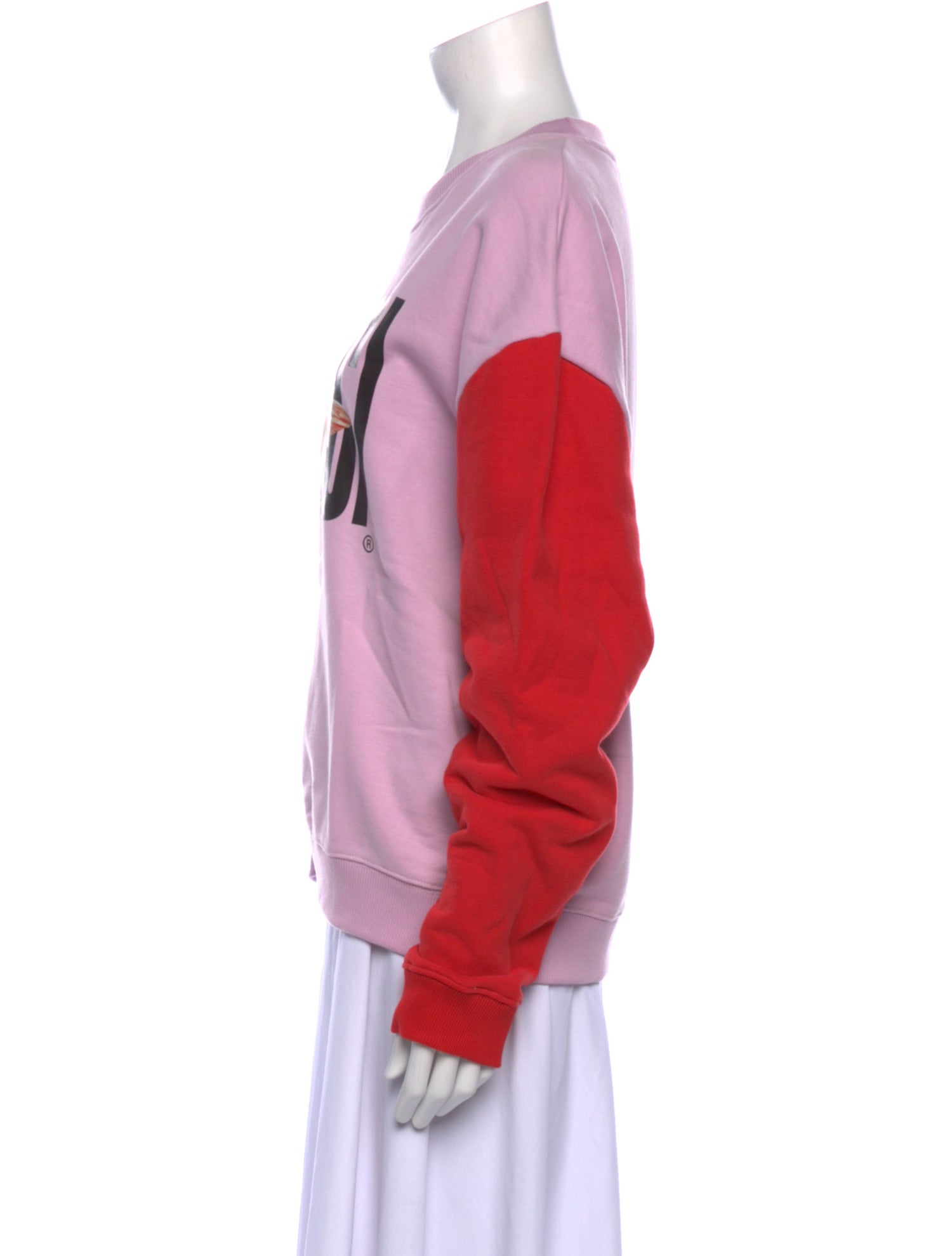 Fiorucci Graphic Print Scoop Neck Sweater