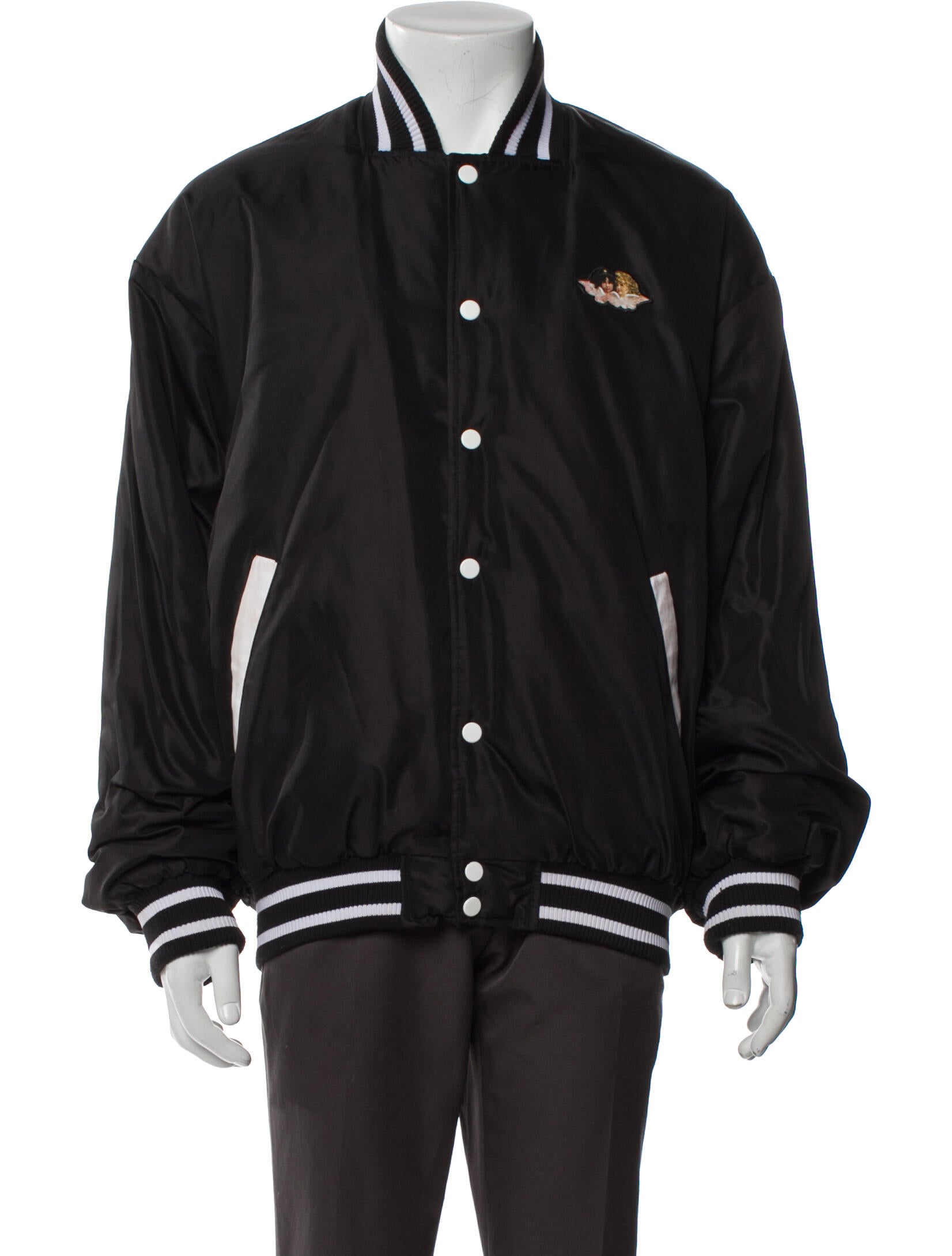 Fiorucci Striped Bomber Jacket