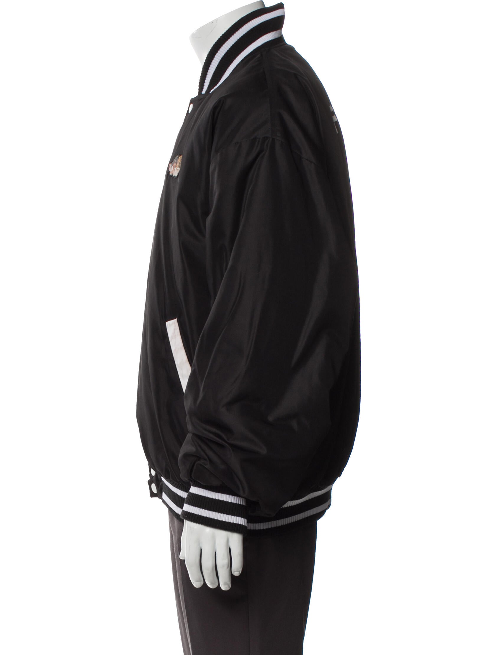 Fiorucci Striped Bomber Jacket