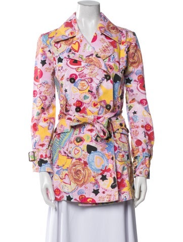 Fiorucci Jackets Floral Print Blazer XS