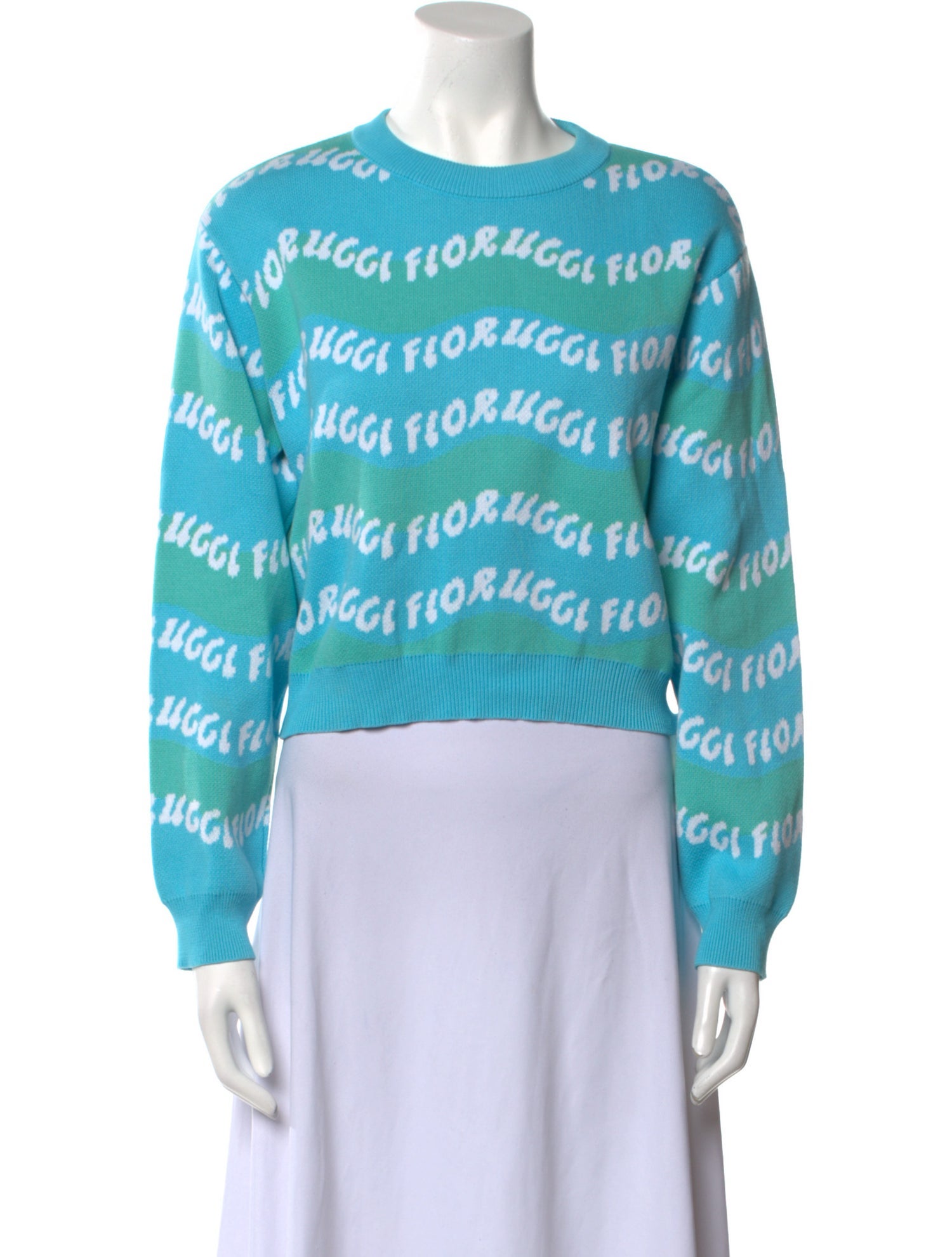 Fiorucci Graphic Print Crew Neck Sweatshirt