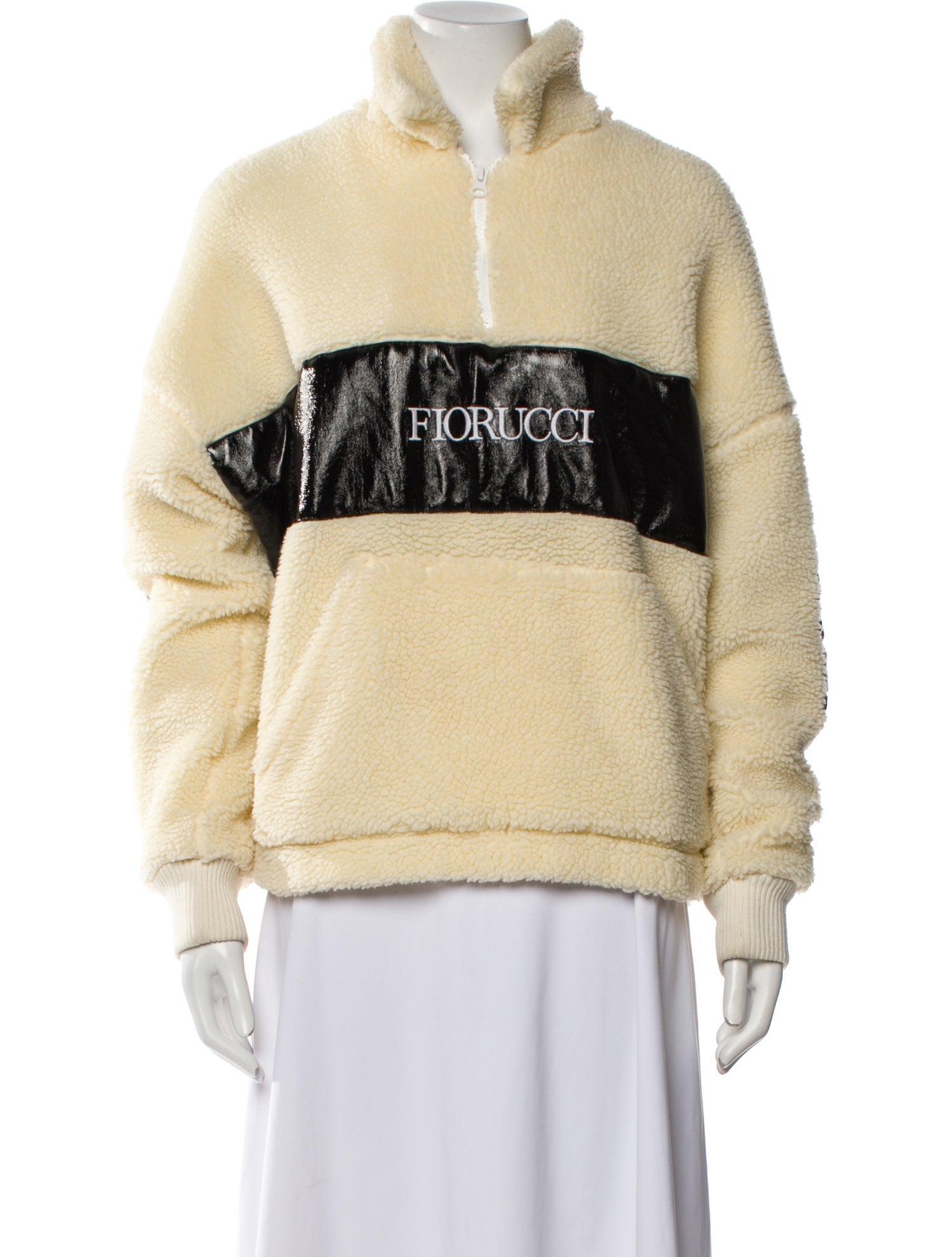 Fiorucci Colorblock Pattern Bomber Jacket