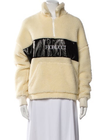 Fiorucci Jackets Colorblock Pattern Bomber Jacket XS