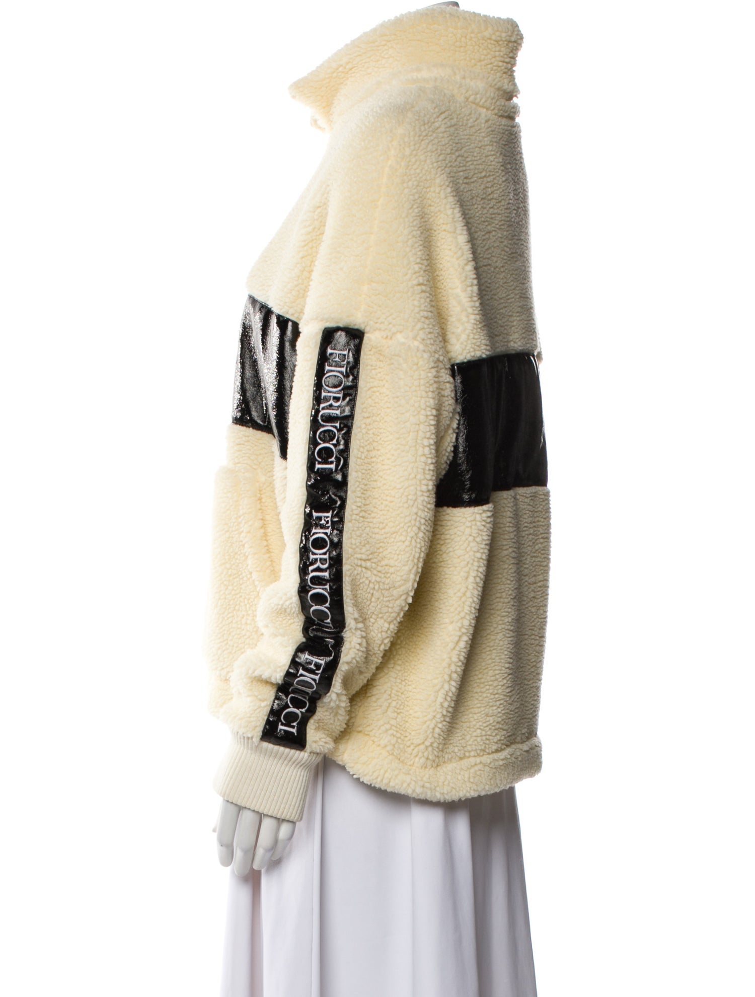 Fiorucci Colorblock Pattern Bomber Jacket