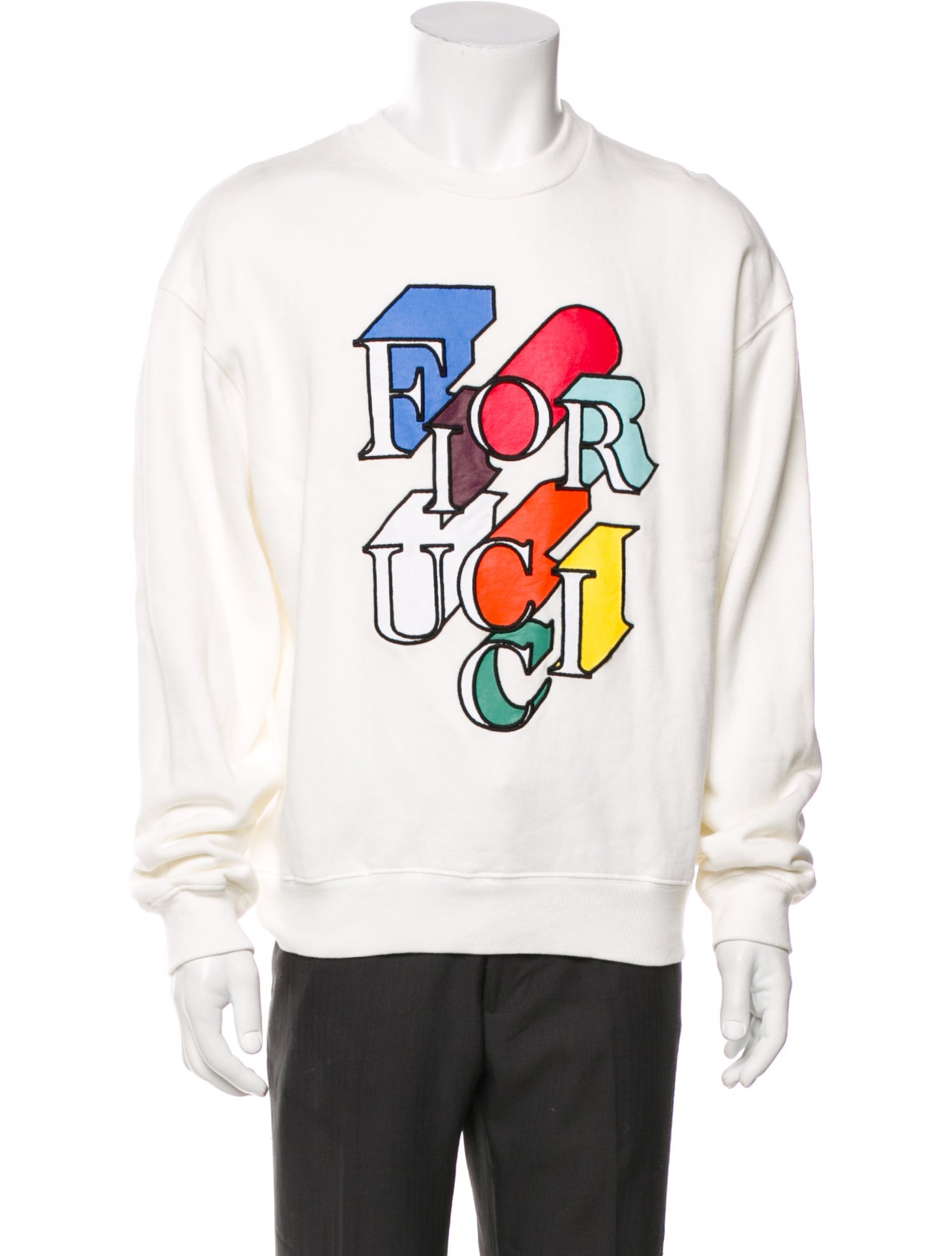 Fiorucci Graphic Print Crew Neck Sweatshirt
