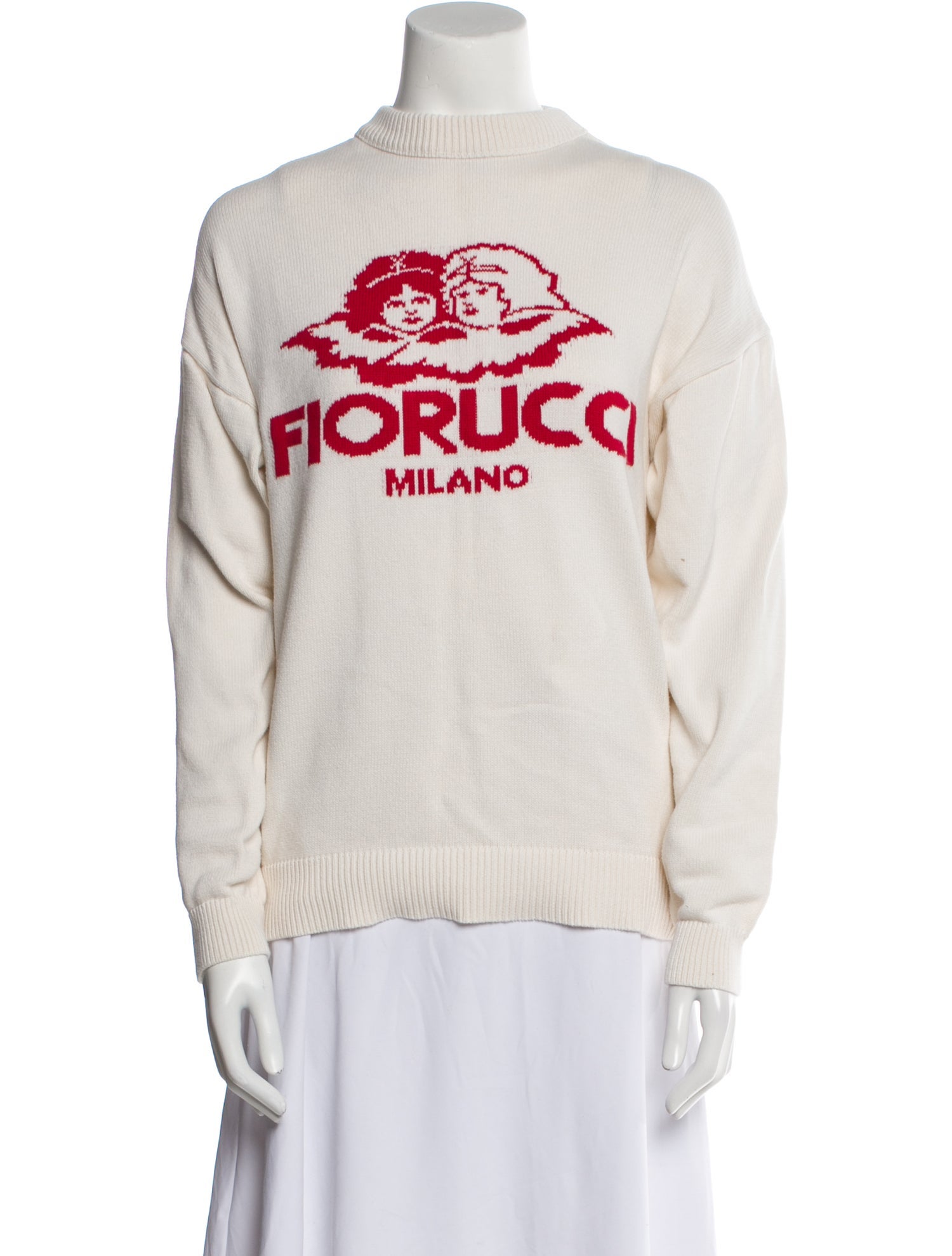 Fiorucci Graphic Print Turtleneck Sweater