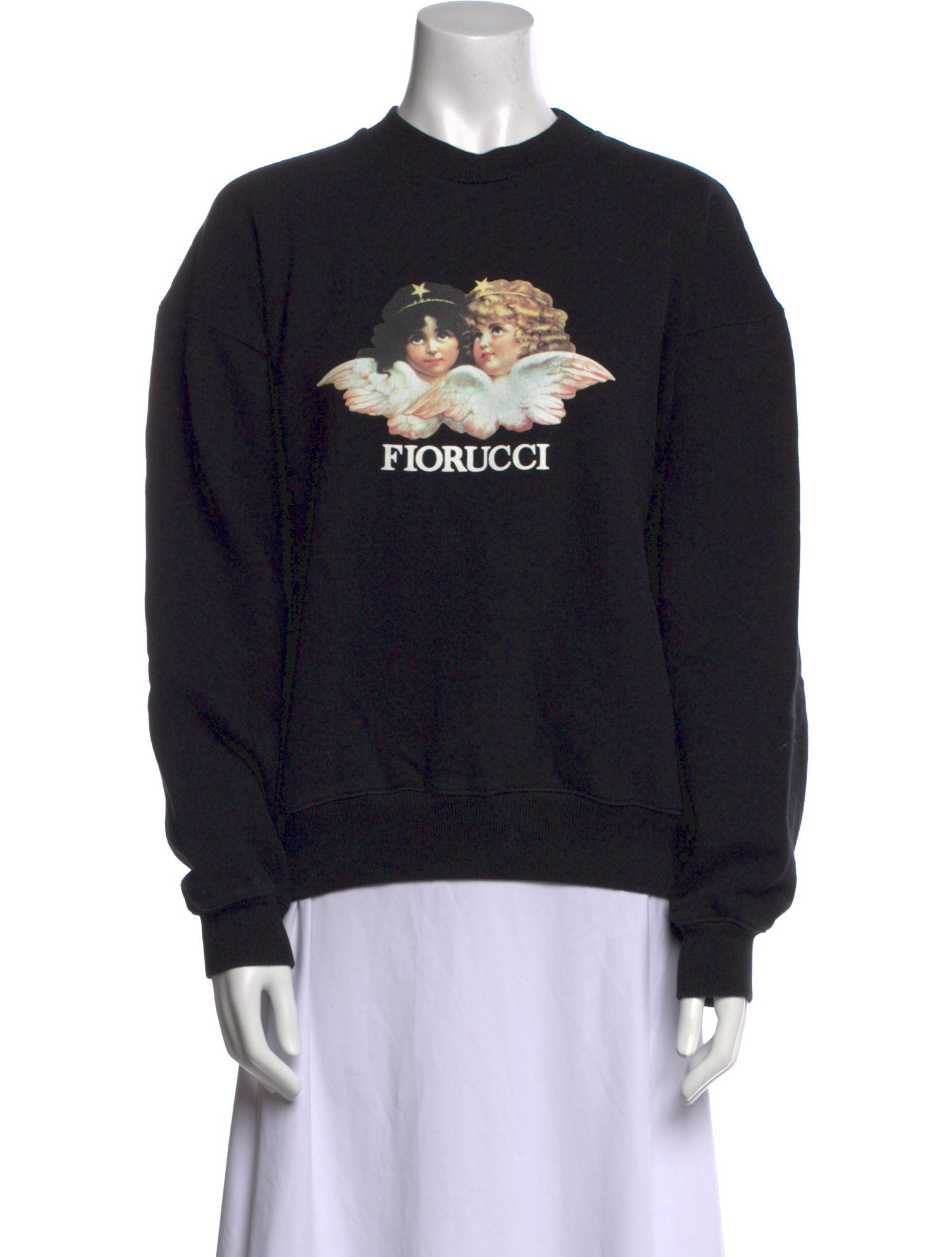 Fiorucci Graphic Print Crew Neck Sweatshirt