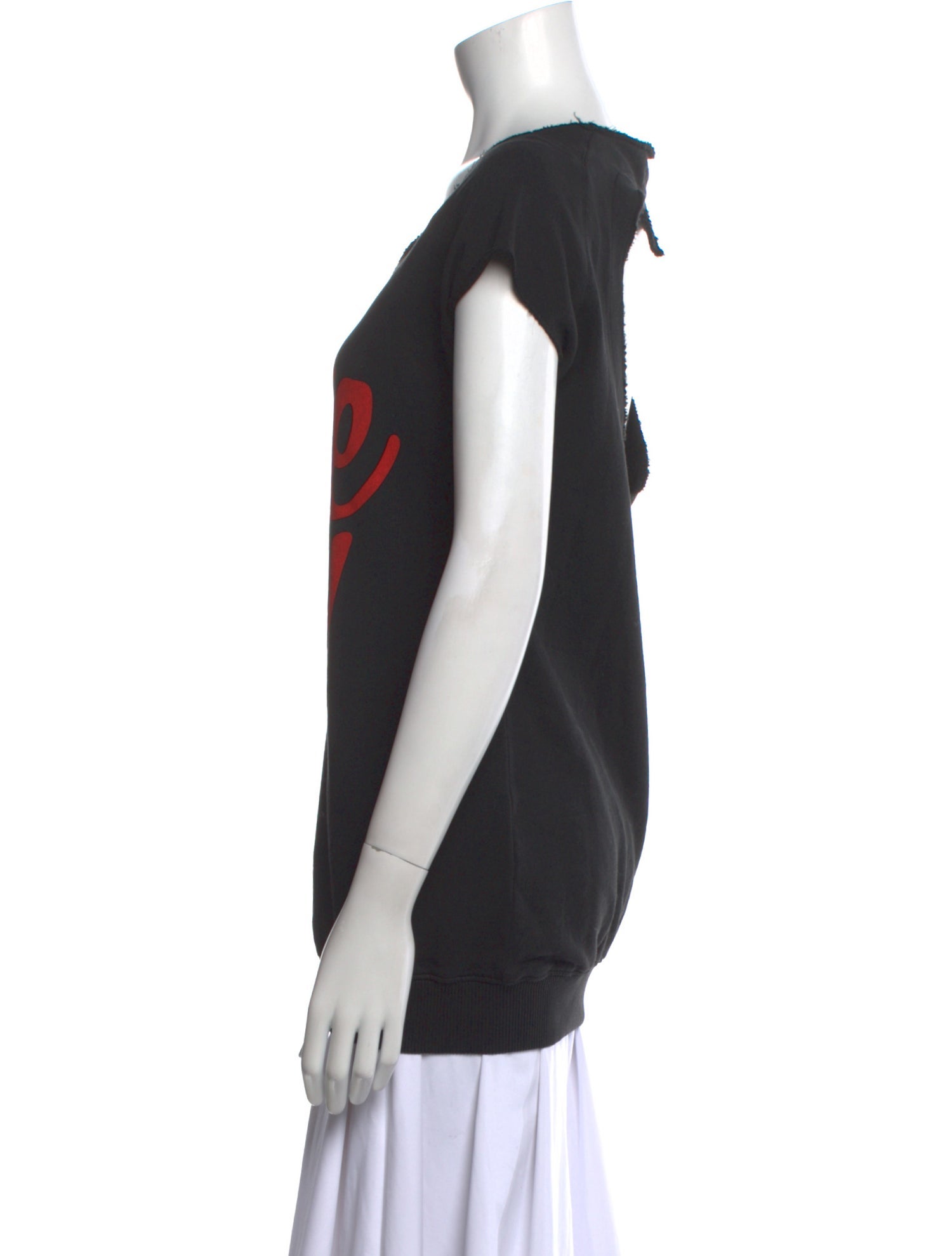 Fiorucci Graphic Print V-Neck T-Shirt