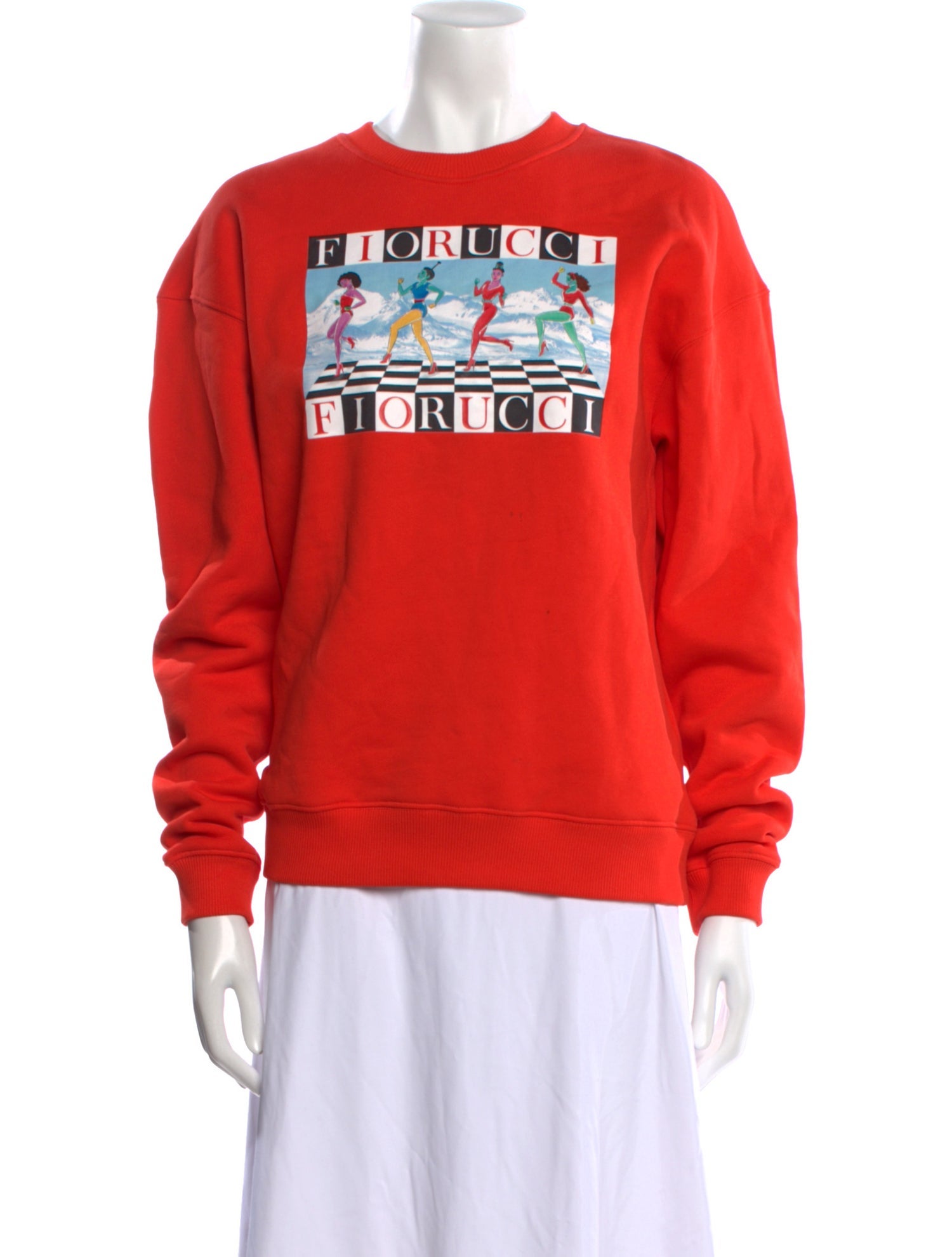 Fiorucci Graphic Print Crew Neck Sweatshirt w/ Tags
