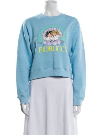 Fiorucci Graphic Print Crew Neck Sweatshirt