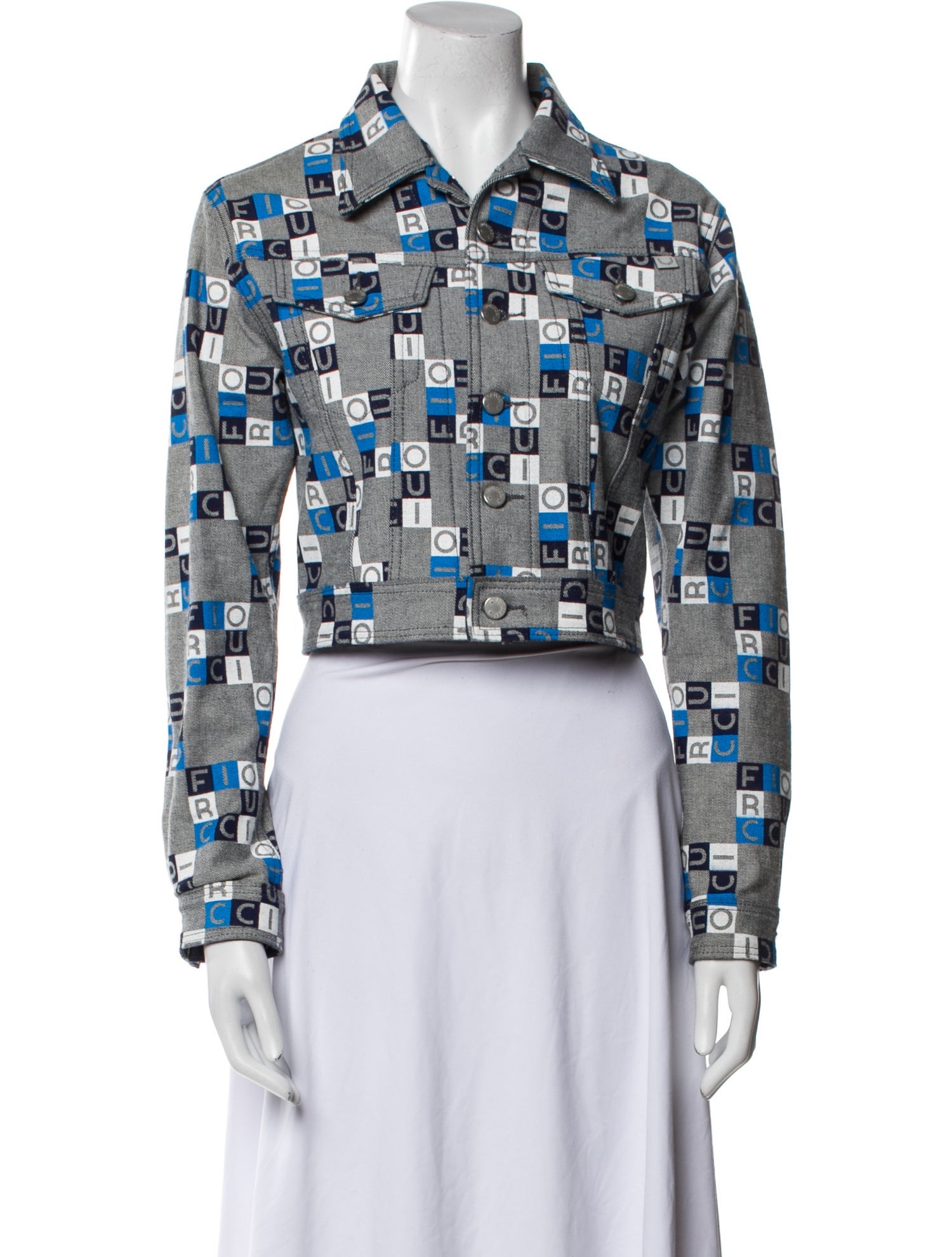 Fiorucci Printed Denim Jacket