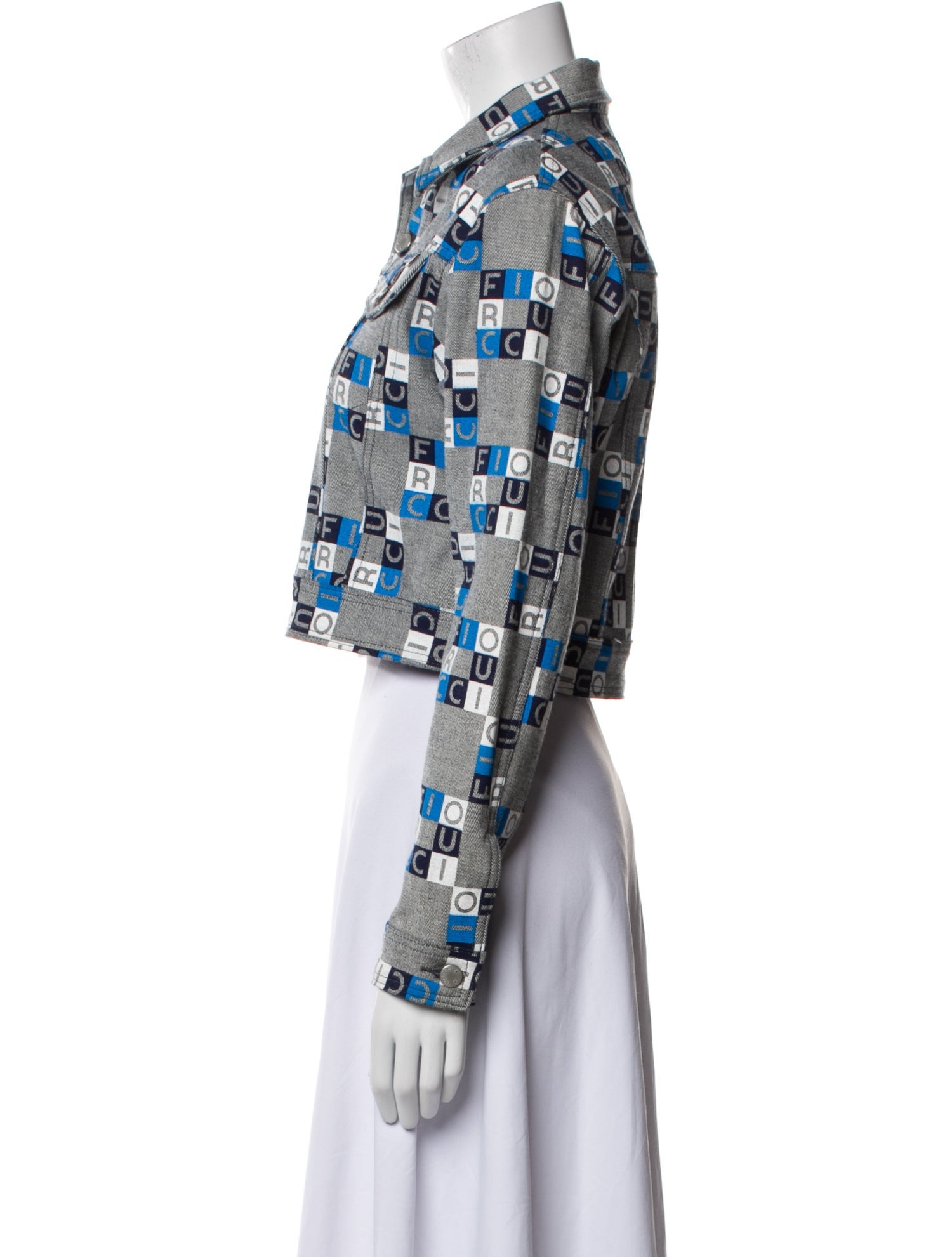 Fiorucci Printed Denim Jacket