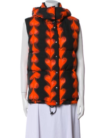 Fiorucci Nylon Printed Down Jacket