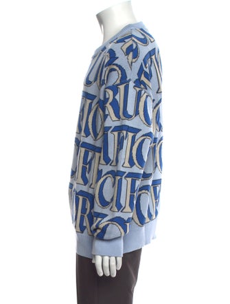 Fiorucci Graphic Print Crew Neck Pullover