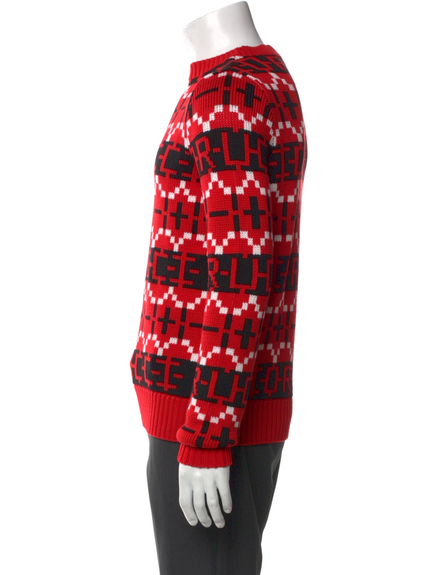 Fiorucci Merino Wool Printed Pullover