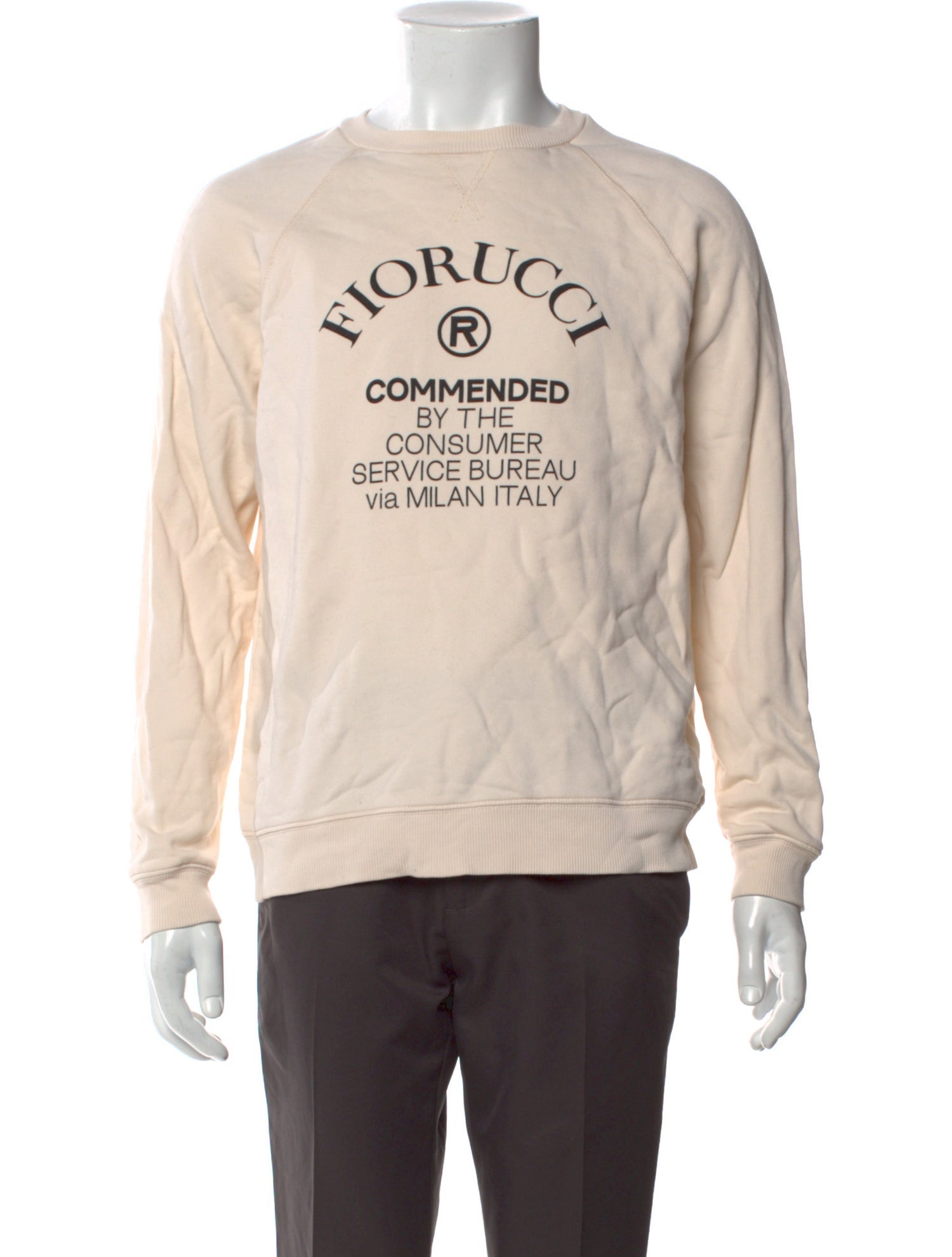 Fiorucci Graphic Print Crew Neck Pullover