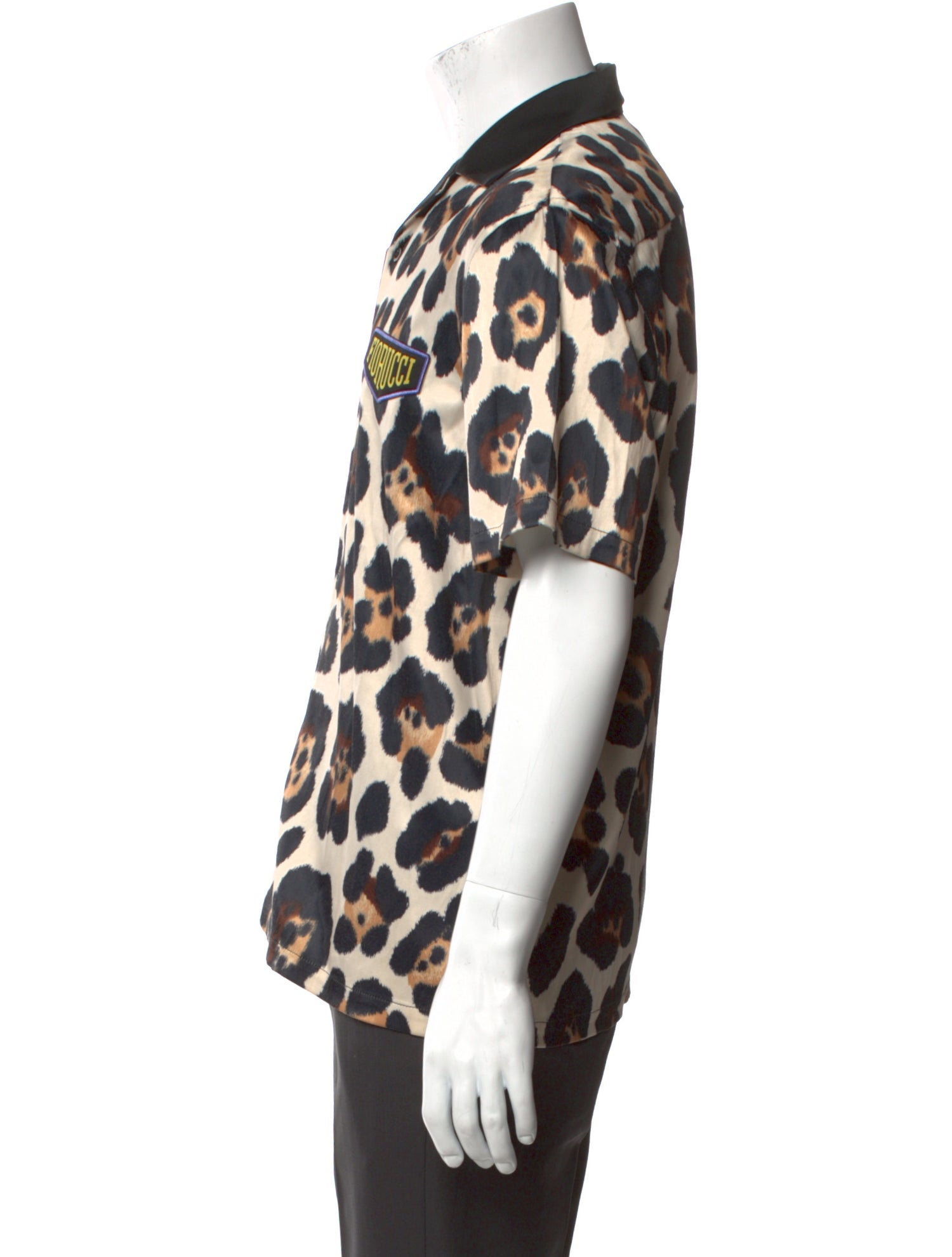 Fiorucci Animal Print Short Sleeve Shirt