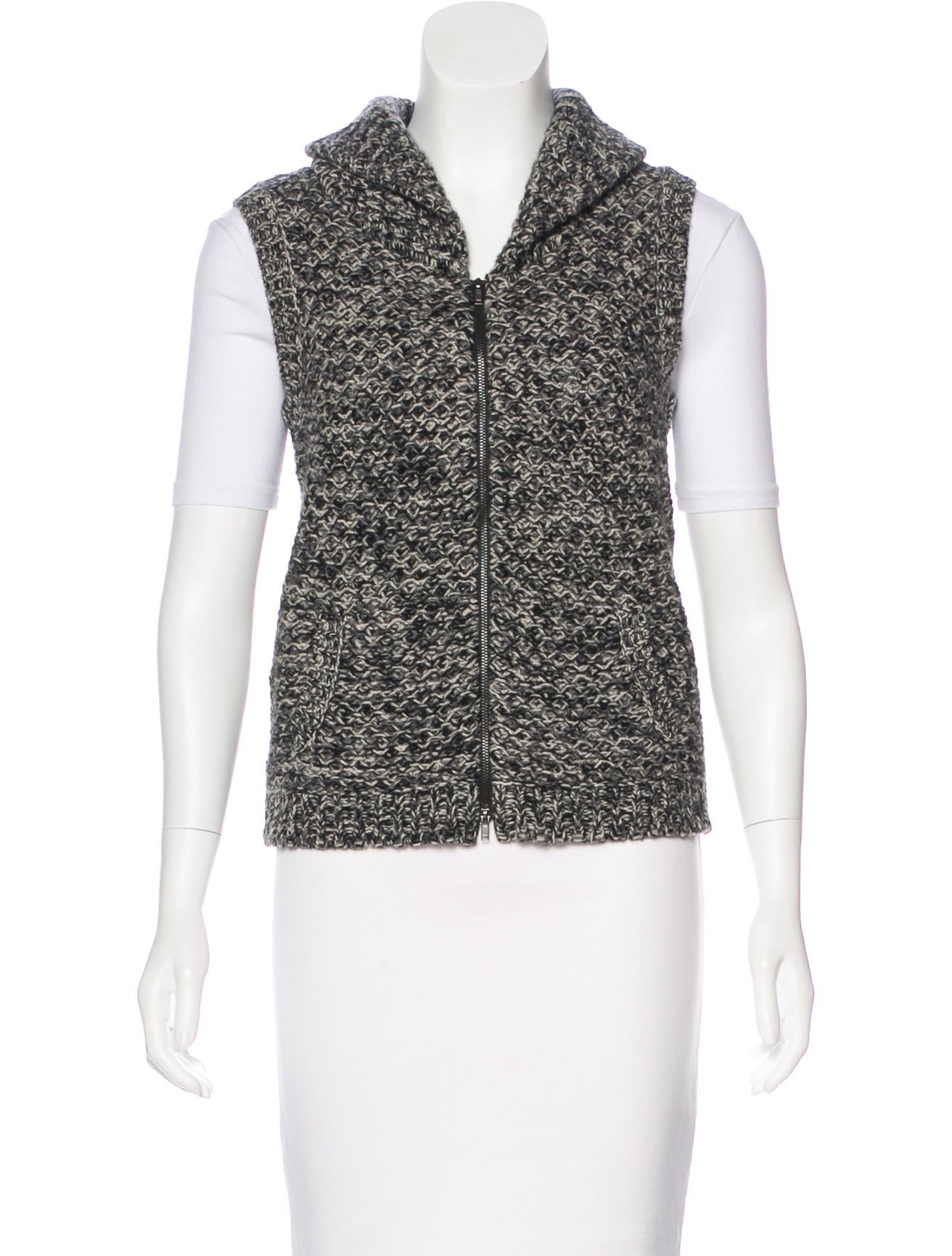 eileen fisher wool blend knit vest clothing wfish20079 eileen fisher wool blend knit vest clothing wfish20079