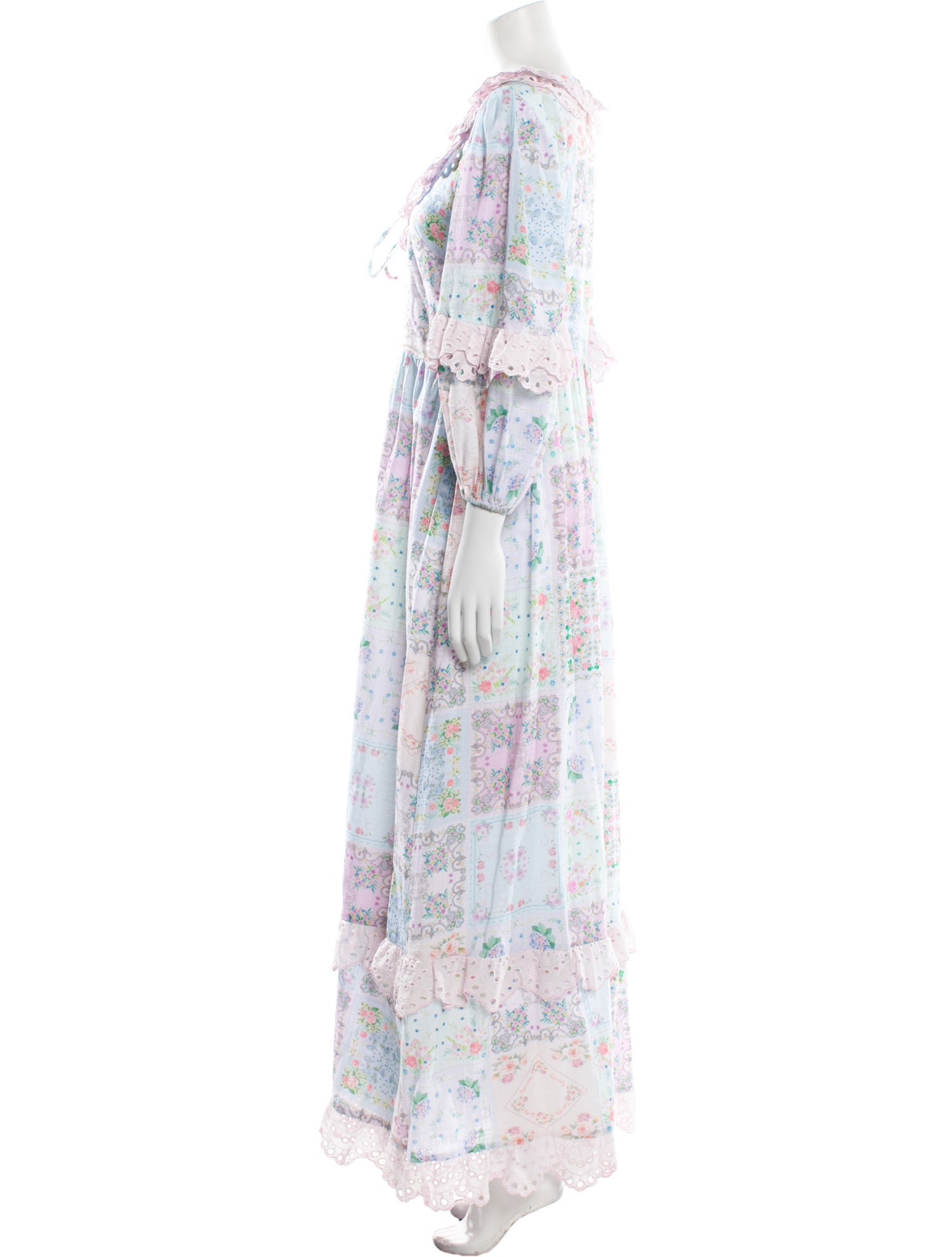 Fillyboo Floral Print Long Dress