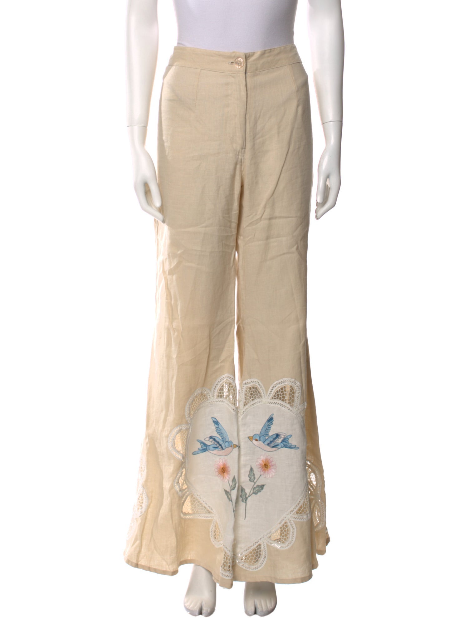 Fillyboo Linen Wide Leg Pants w/ Tags