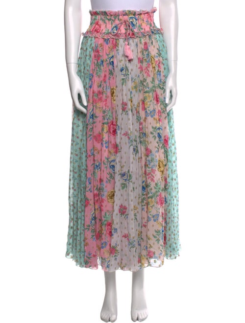 Fillyboo Floral Print Midi Length Skirt