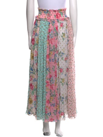 Fillyboo Floral Print Midi Length Skirt
