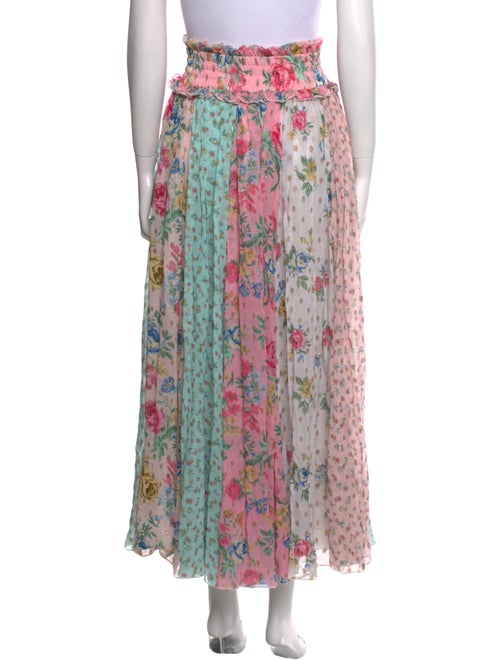 Fillyboo Floral Print Midi Length Skirt