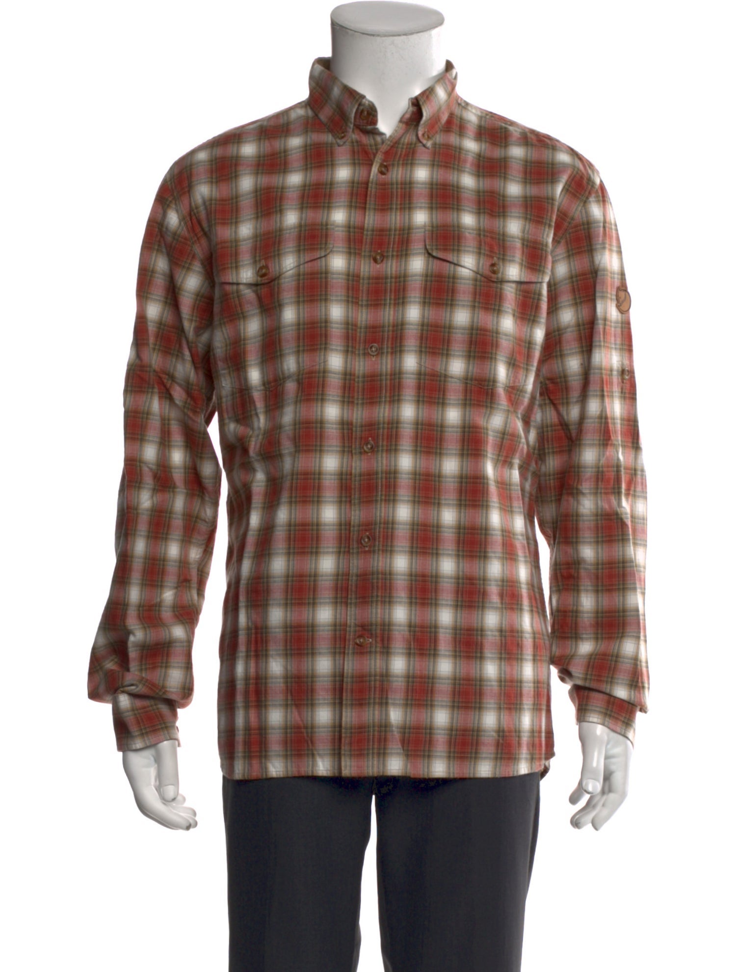 Fjällräven Plaid Print Long Sleeve Western Shirt
