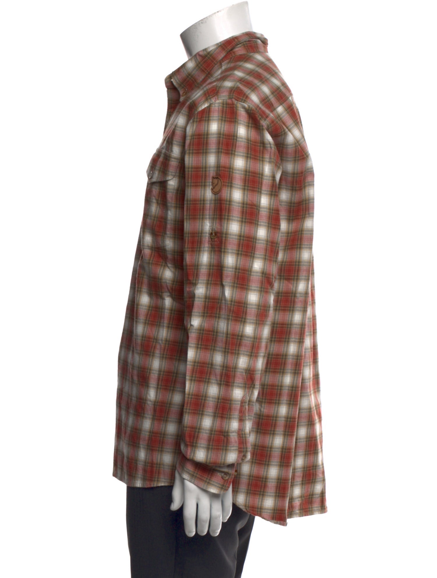 Fjällräven Plaid Print Long Sleeve Western Shirt