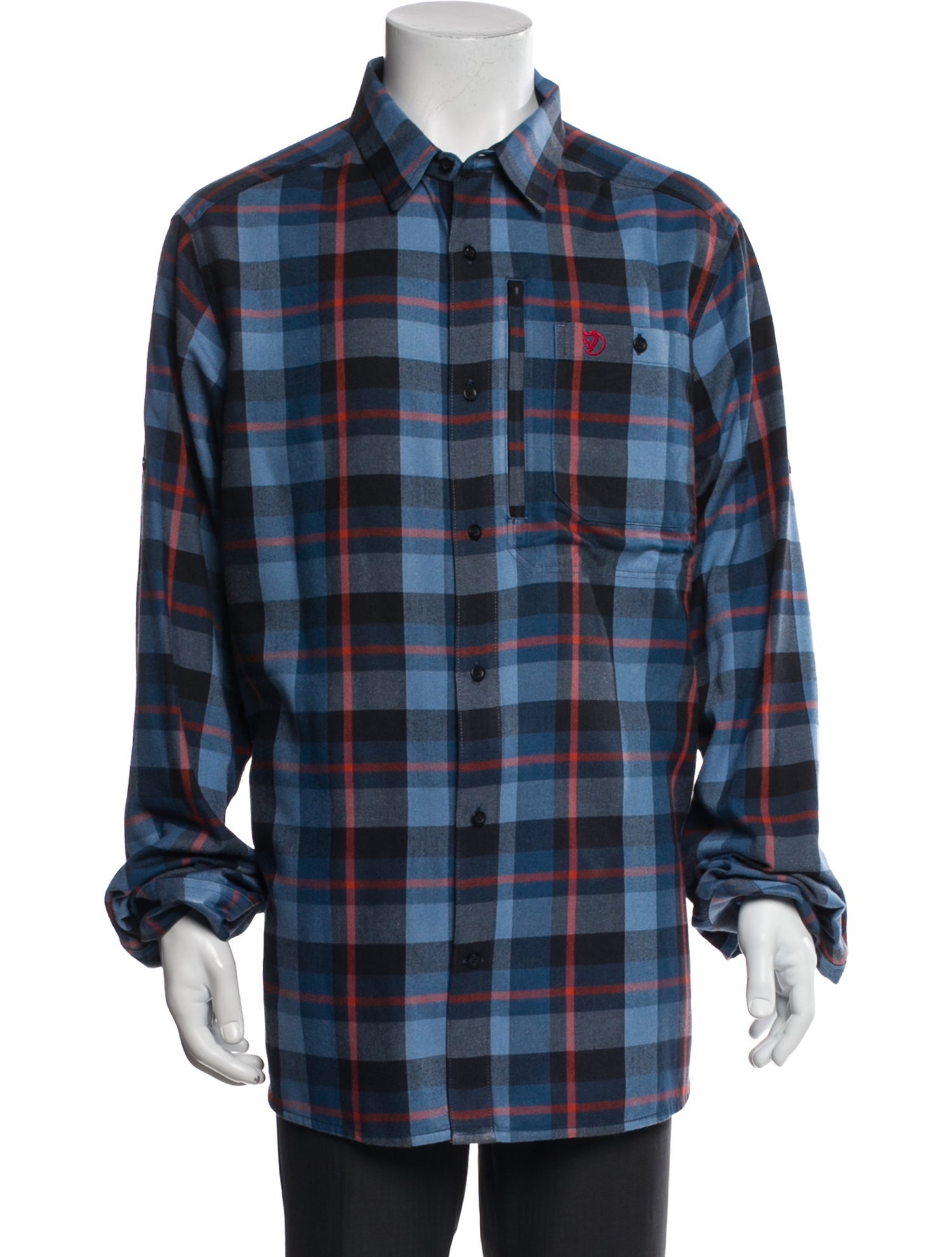 Fjällräven Plaid Print Long Sleeve Shirt