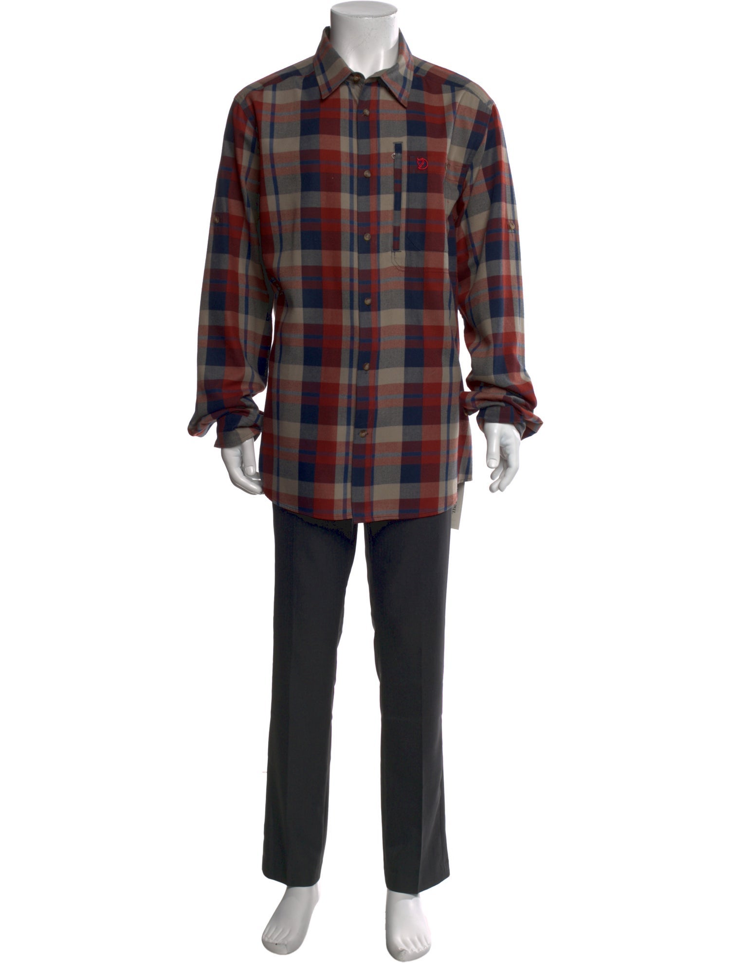 Fjällräven Plaid Print Long Sleeve Shirt