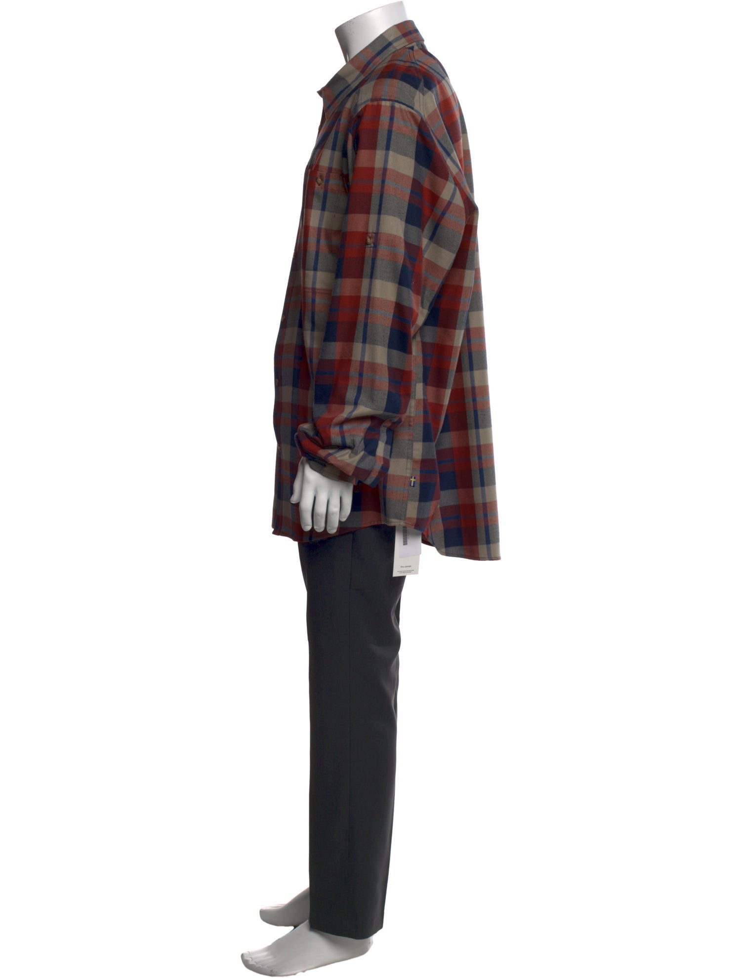 Fjällräven Plaid Print Long Sleeve Shirt