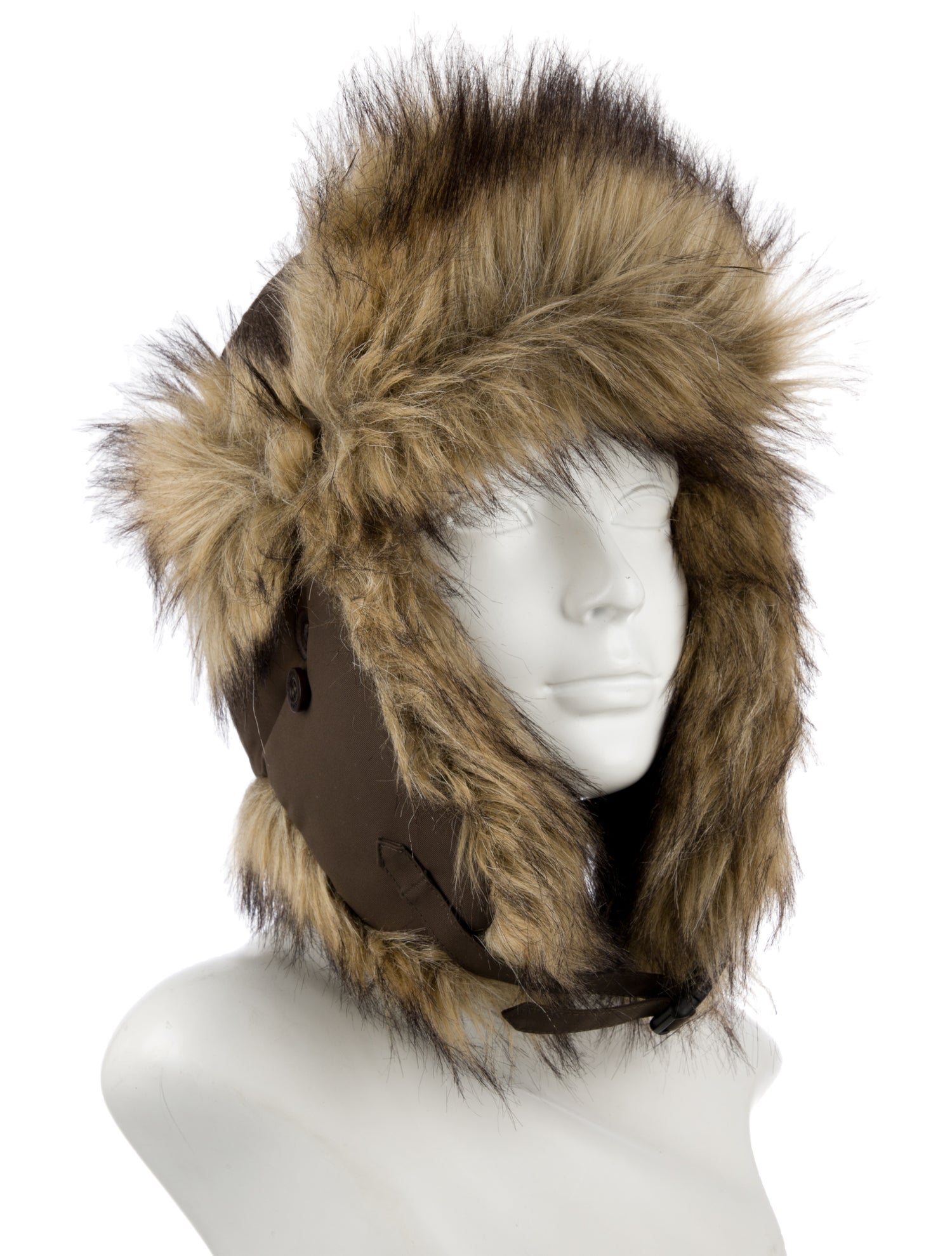 Fjällräven nylon faux fur trimmed hat