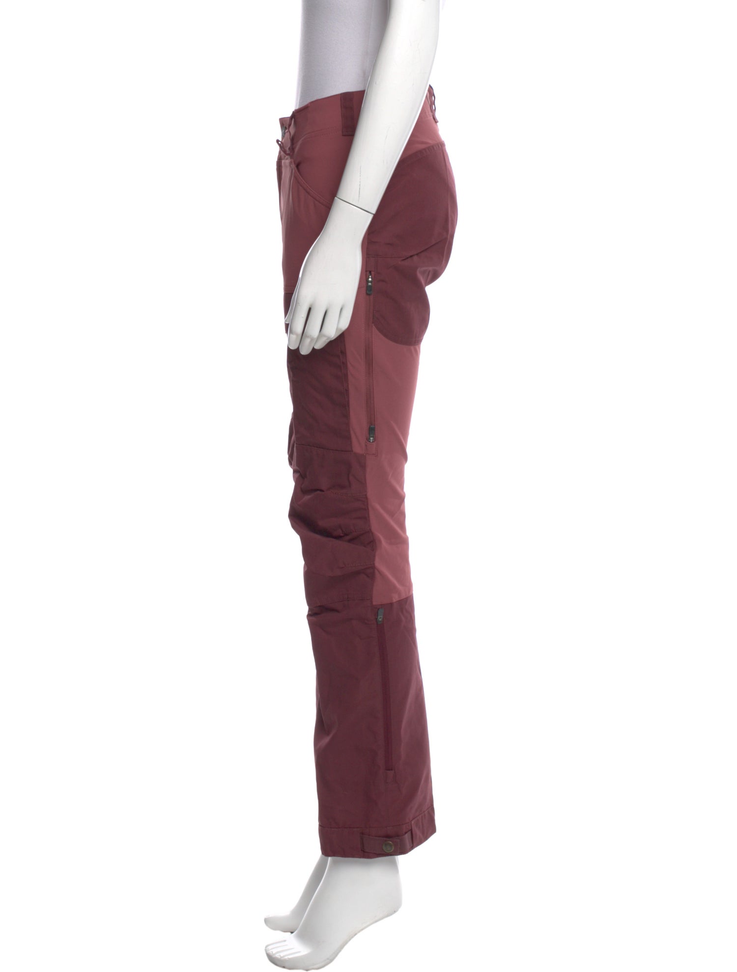 Fjällräven Colorblock Pattern Straight Leg Pants