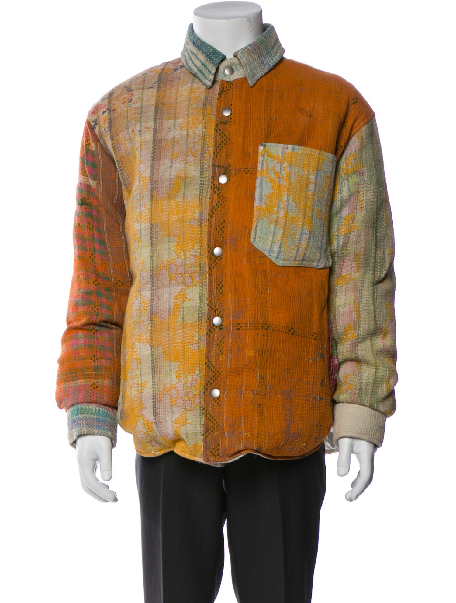 Fake Ass Flowers Vintage Printed Coat