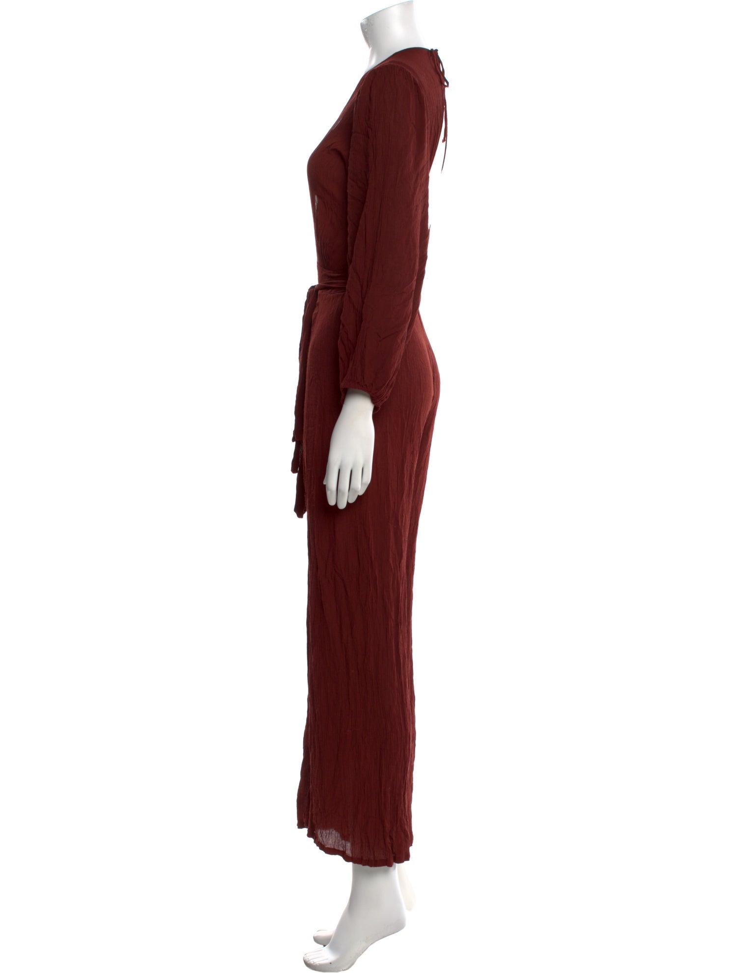 Flook/. Plunge Neckline Jumpsuit