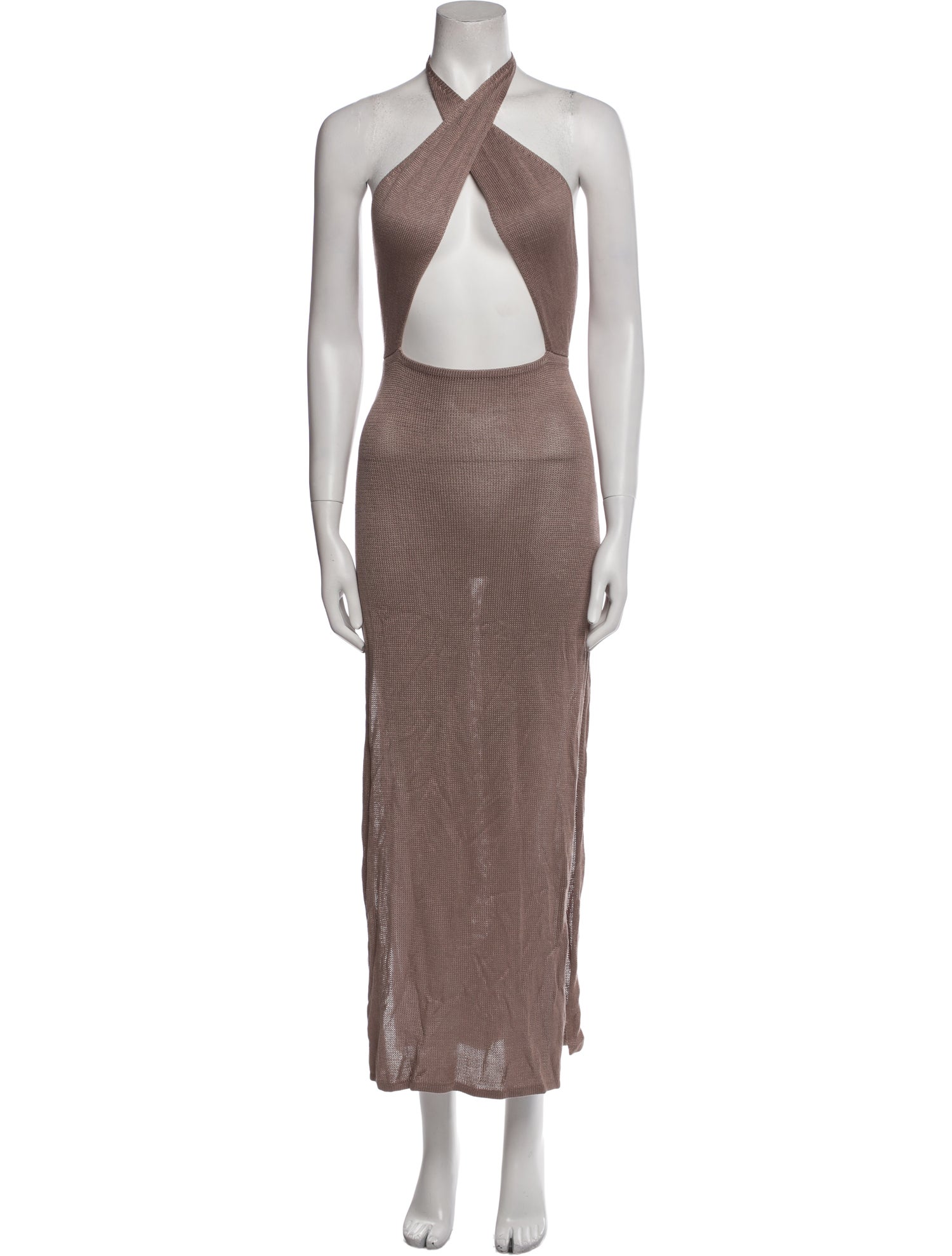 Flook/. Halterneck Midi Length Dress